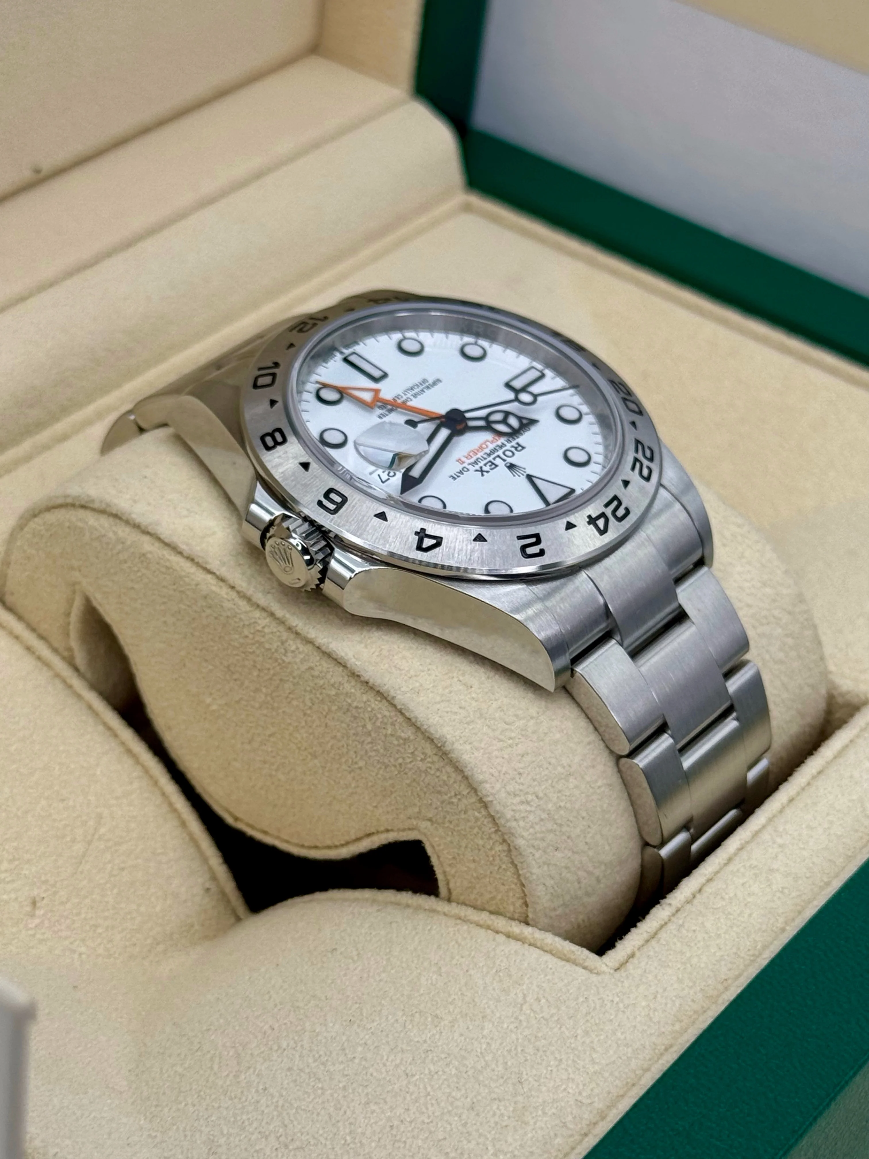 2022 Rolex Explorer II 42mm 226570 Polar White Dial - Image 8