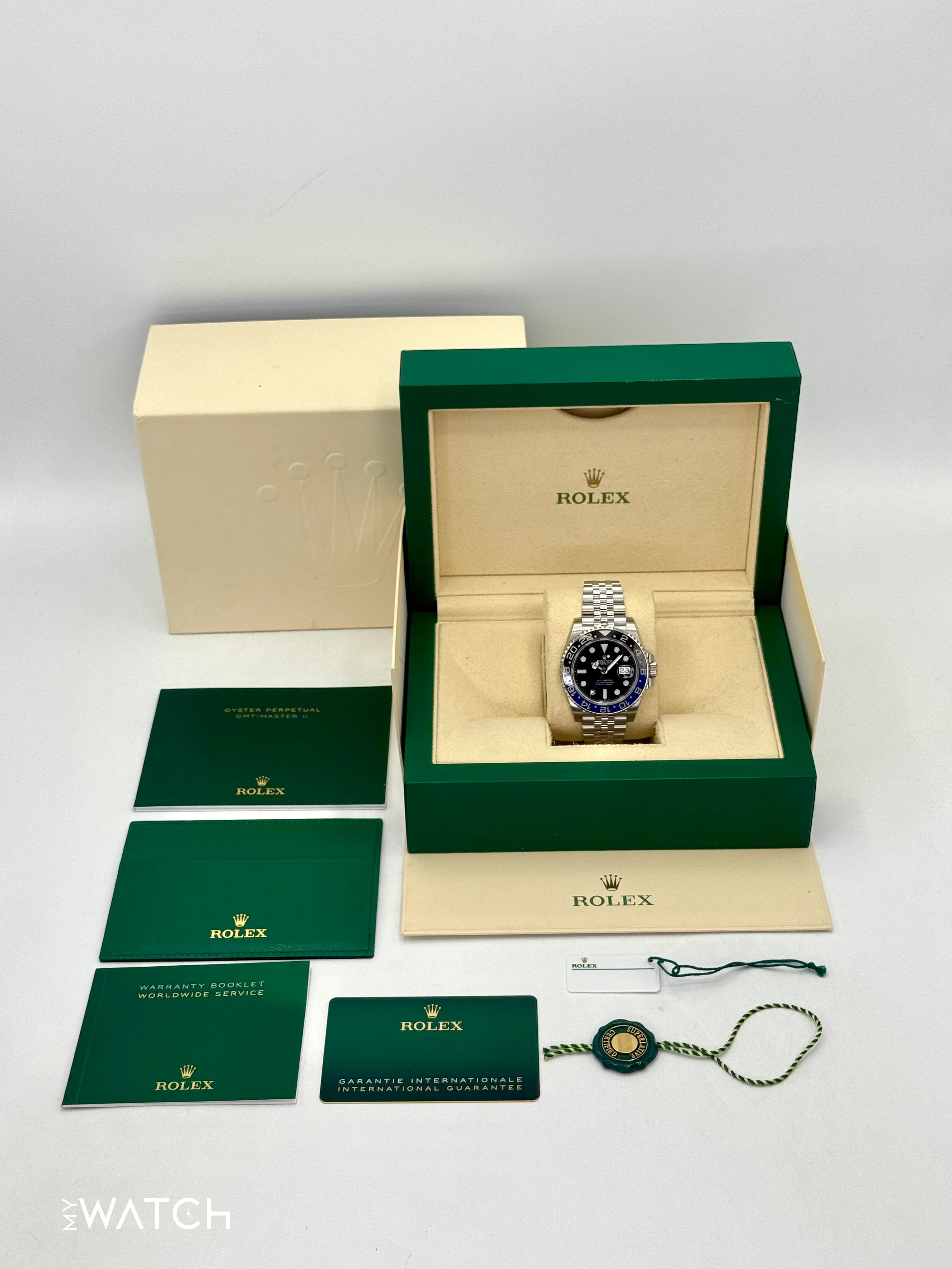 2022 Rolex GMT-Master II "Batgirl" 40mm 126710BLNR Jubilee - Image 10