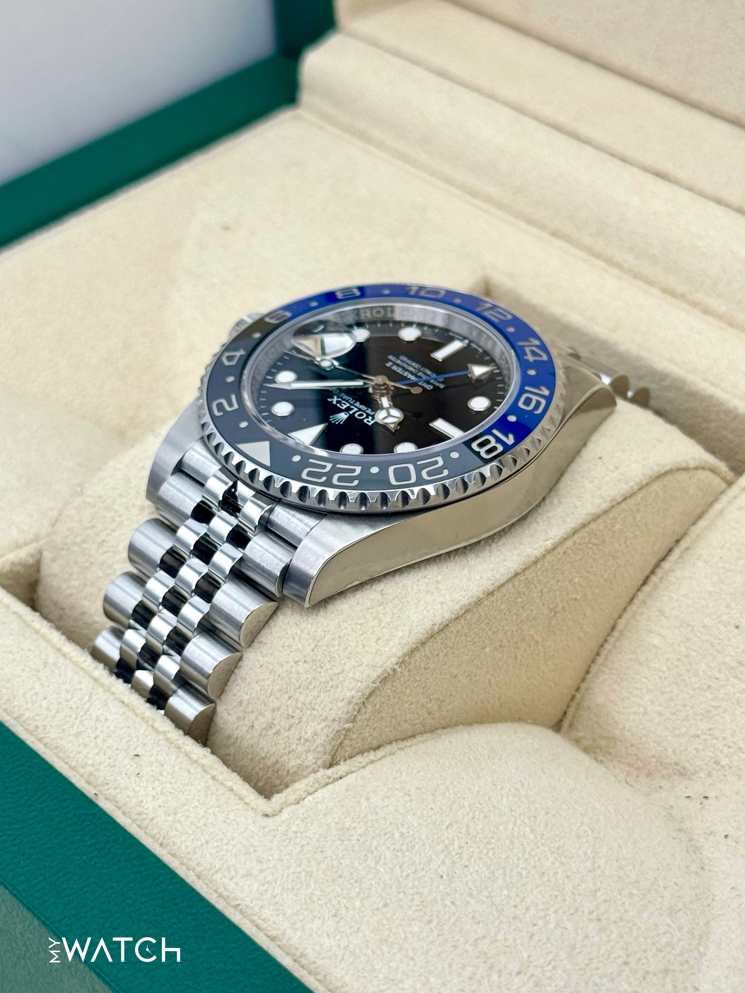 2022 Rolex GMT-Master II "Batgirl" 40mm 126710BLNR Jubilee - Image 7