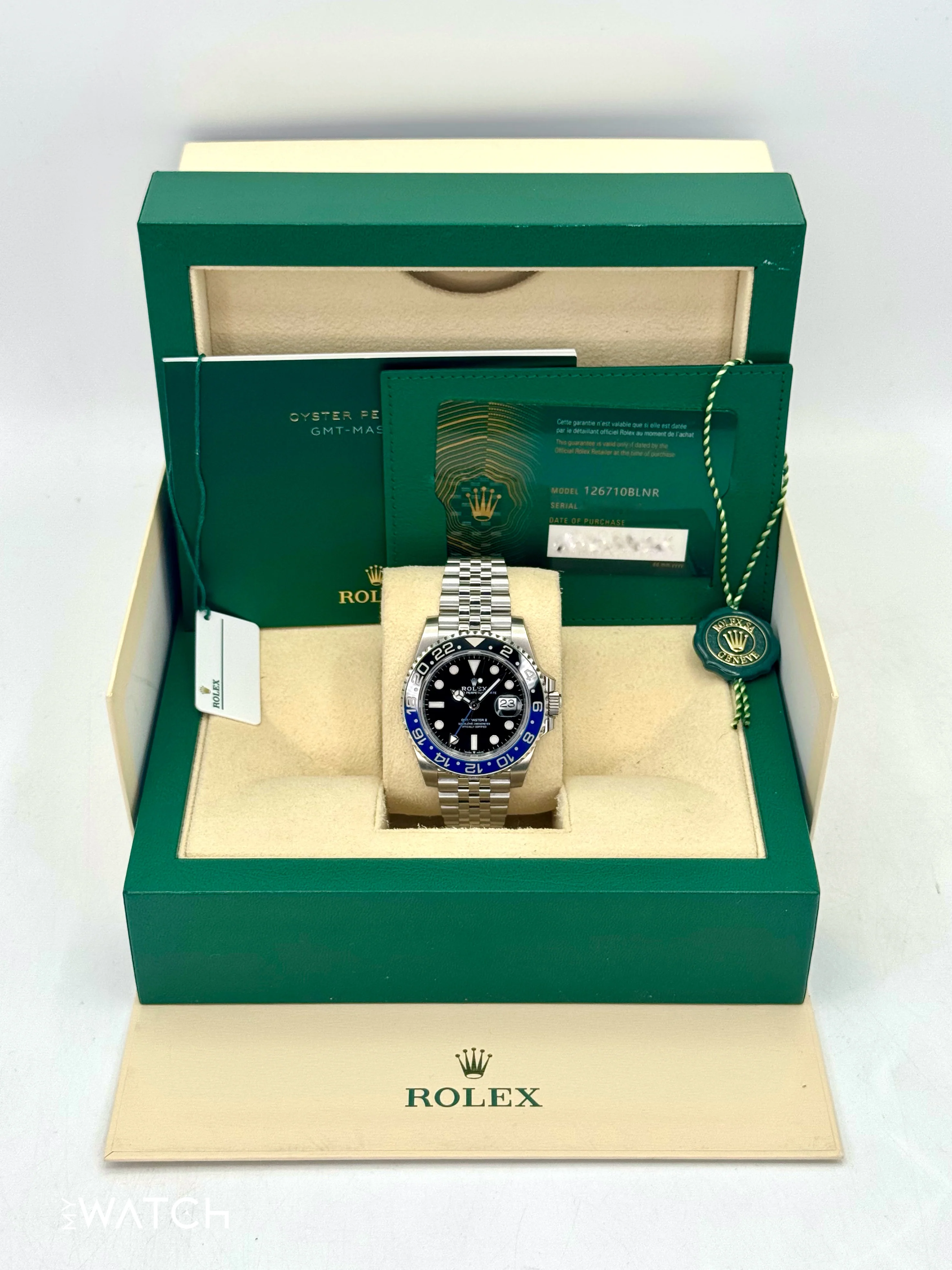 2022 Rolex GMT-Master II "Batgirl" 40mm 126710BLNR Jubilee - Image 9
