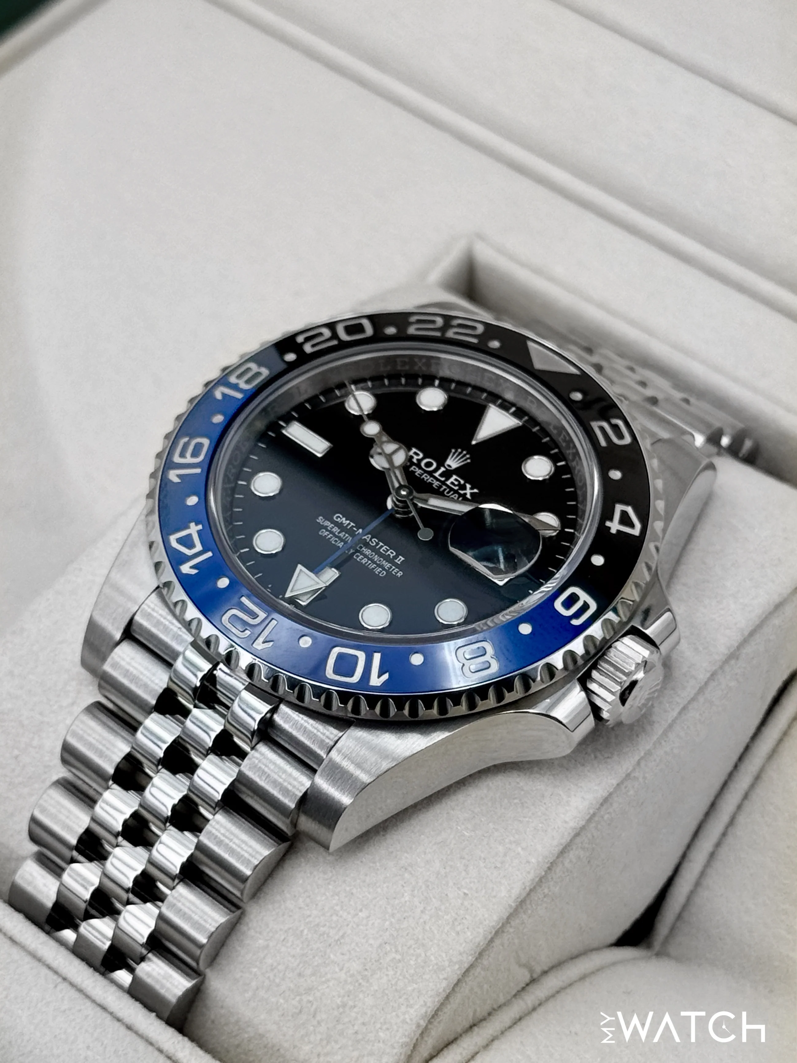 2022 Rolex GMT-Master II "Batgirl" 40mm 126710BLNR Jubilee - Image 5