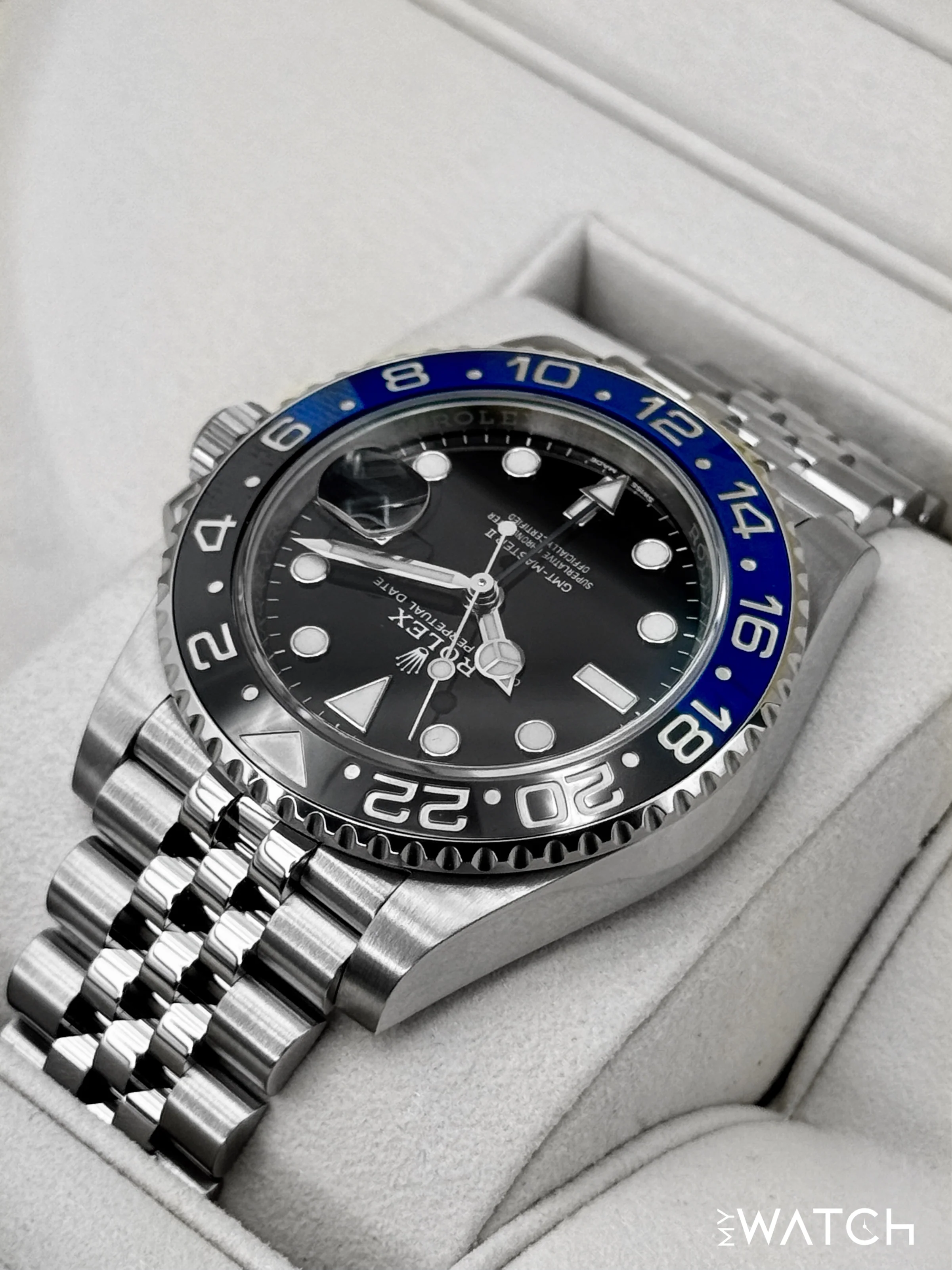 2022 Rolex GMT-Master II "Batgirl" 40mm 126710BLNR Jubilee - Image 7