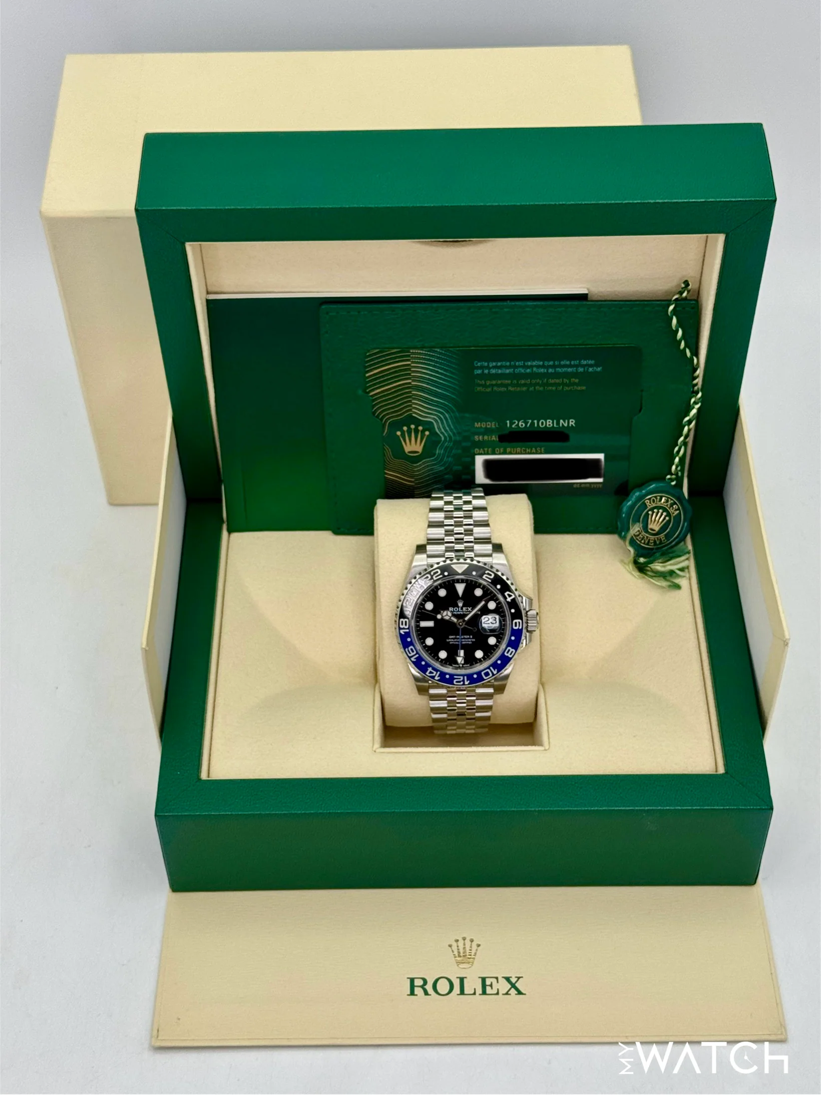 2022 Rolex GMT-Master II "Batgirl" 40mm 126710BLNR Jubilee - Image 9