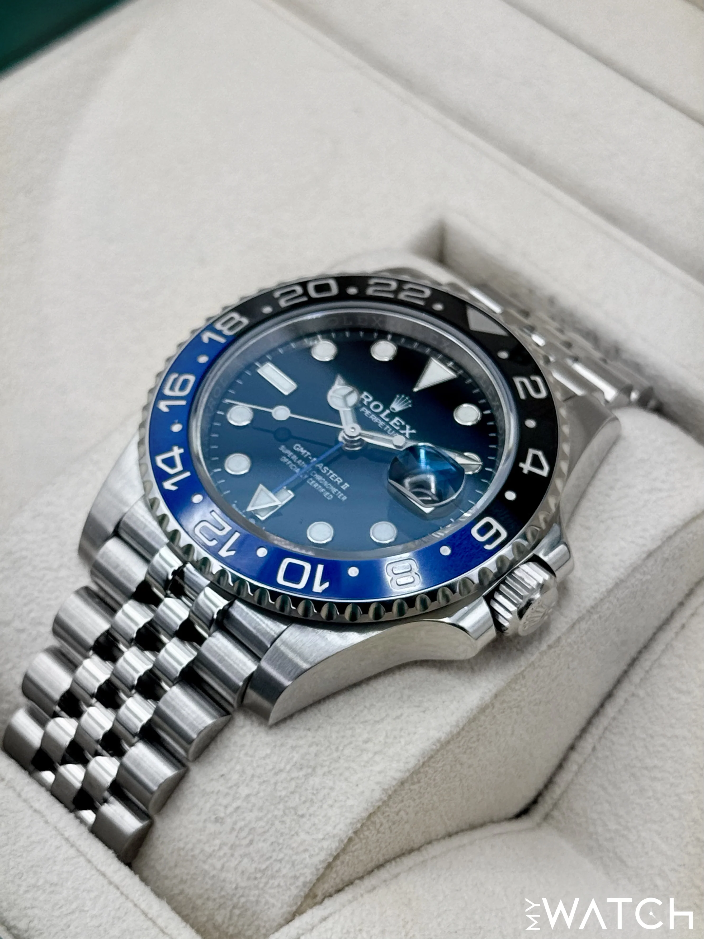 2022 Rolex GMT-Master II "Batgirl" 40mm 126710BLNR Jubilee - Image 5