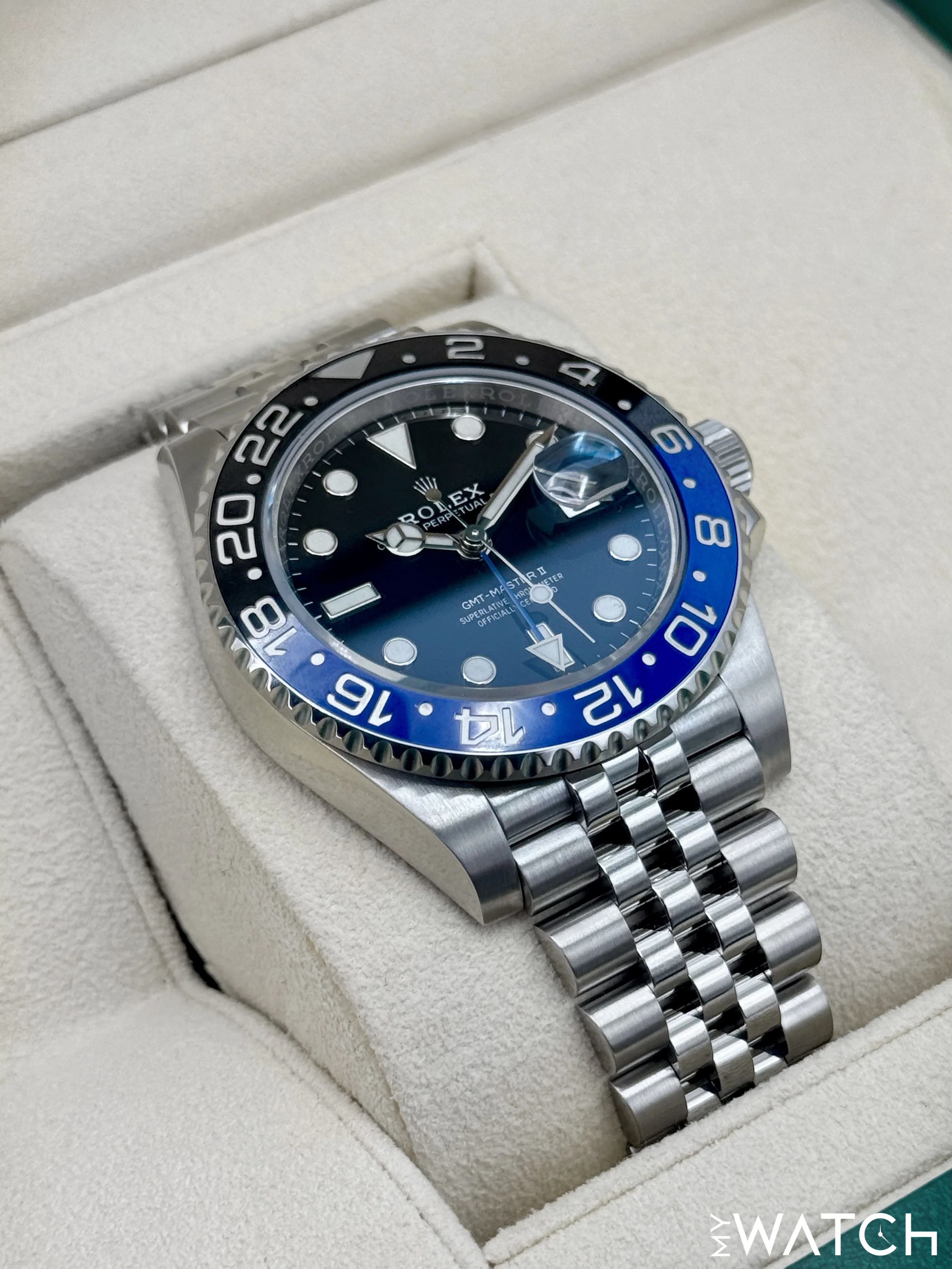 2022 Rolex GMT-Master II "Batgirl" 40mm 126710BLNR Jubilee - Image 6