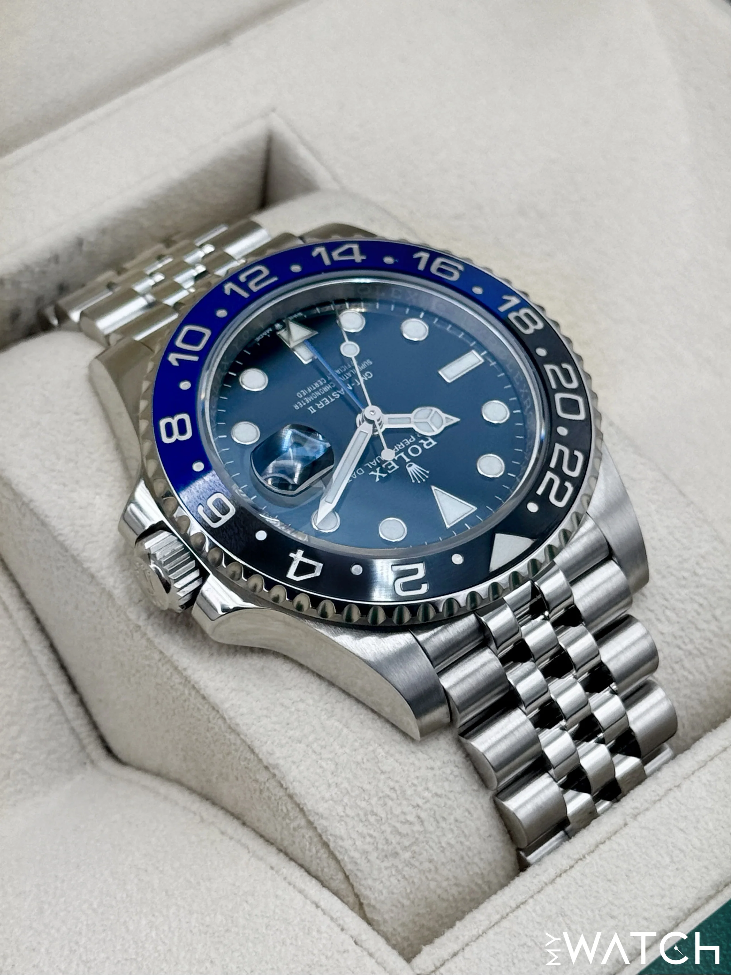 2022 Rolex GMT-Master II "Batgirl" 40mm 126710BLNR Jubilee - Image 8
