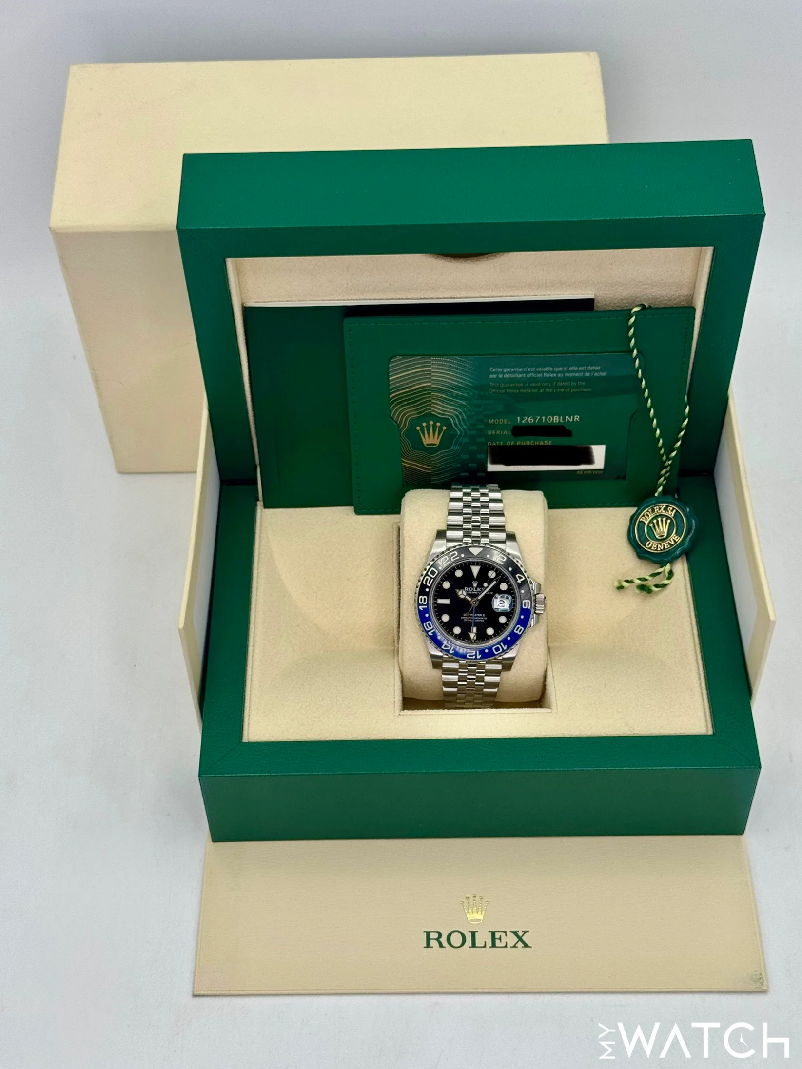 2022 Rolex GMT-Master II "Batgirl" 40mm 126710BLNR Jubilee - Image 9