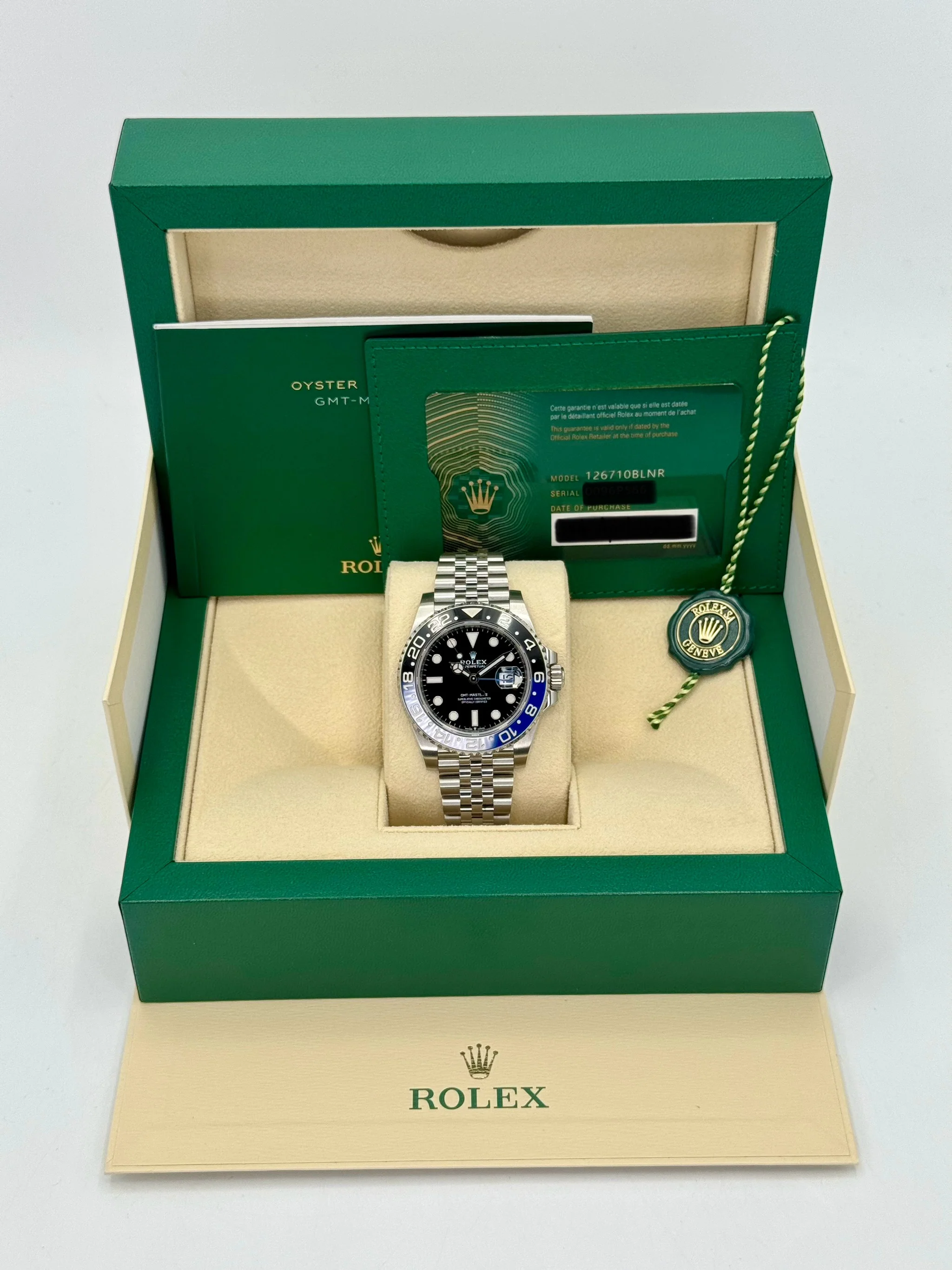 2022 Rolex GMT-Master II "Batgirl" 40mm 126710BLNR Jubilee Black Dial - Image 11