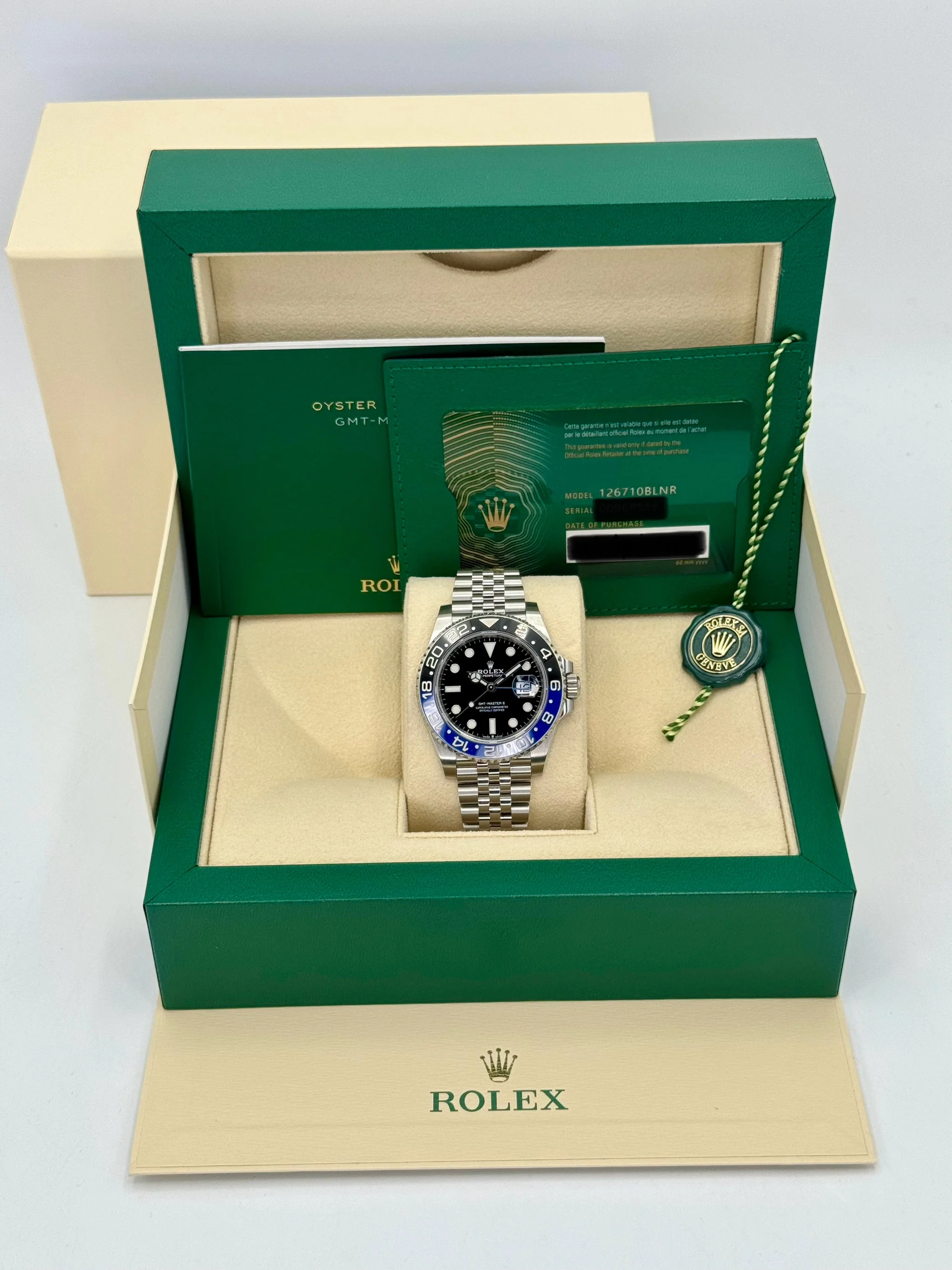 2022 Rolex GMT-Master II "Batgirl" 40mm 126710BLNR Jubilee Black Dial - Image 12
