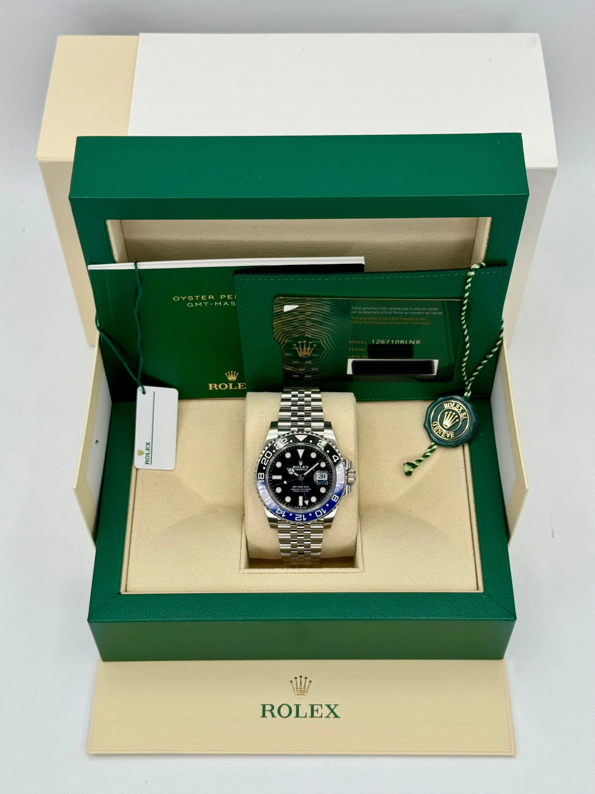 2022 Rolex GMT-Master II "Batgirl" 40mm 126710BLNR Jubilee Black Dial - Image 12