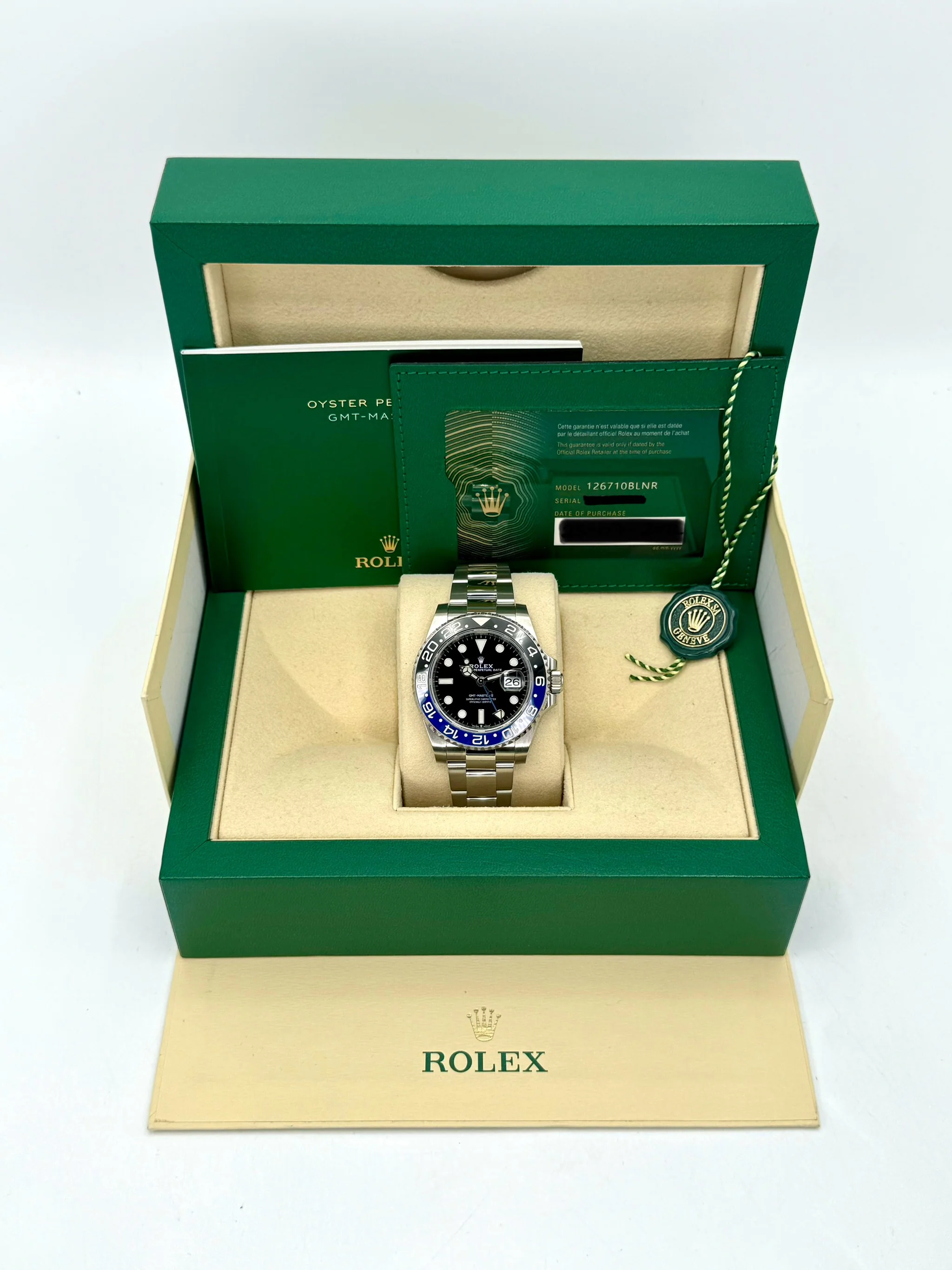 2022 Rolex GMT-Master II "Batman" 40mm 126710BLNR Oyster - Image 9