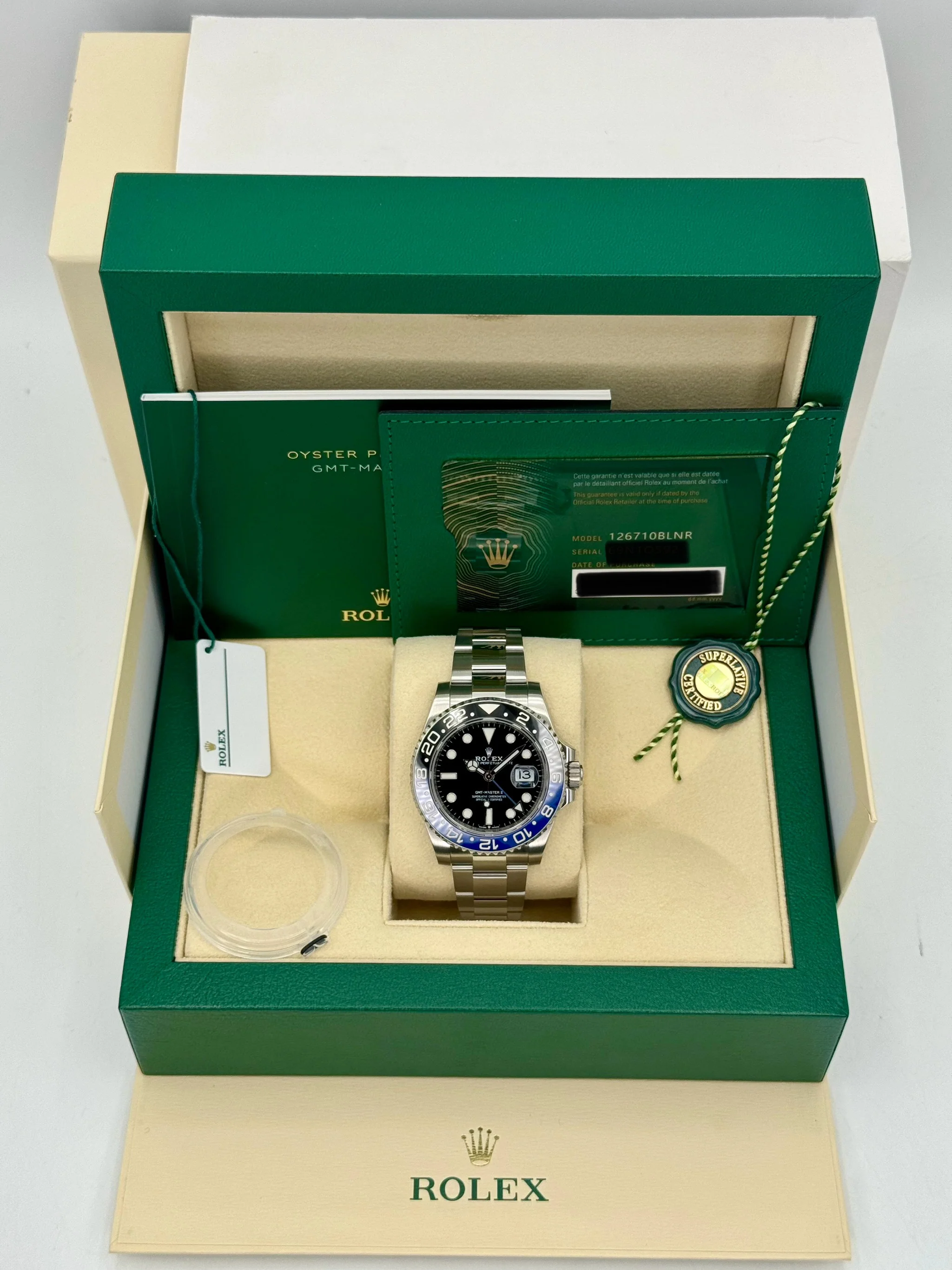 2022 Rolex GMT-Master II "Batman" 40mm 126710BLNR Oyster - Image 12