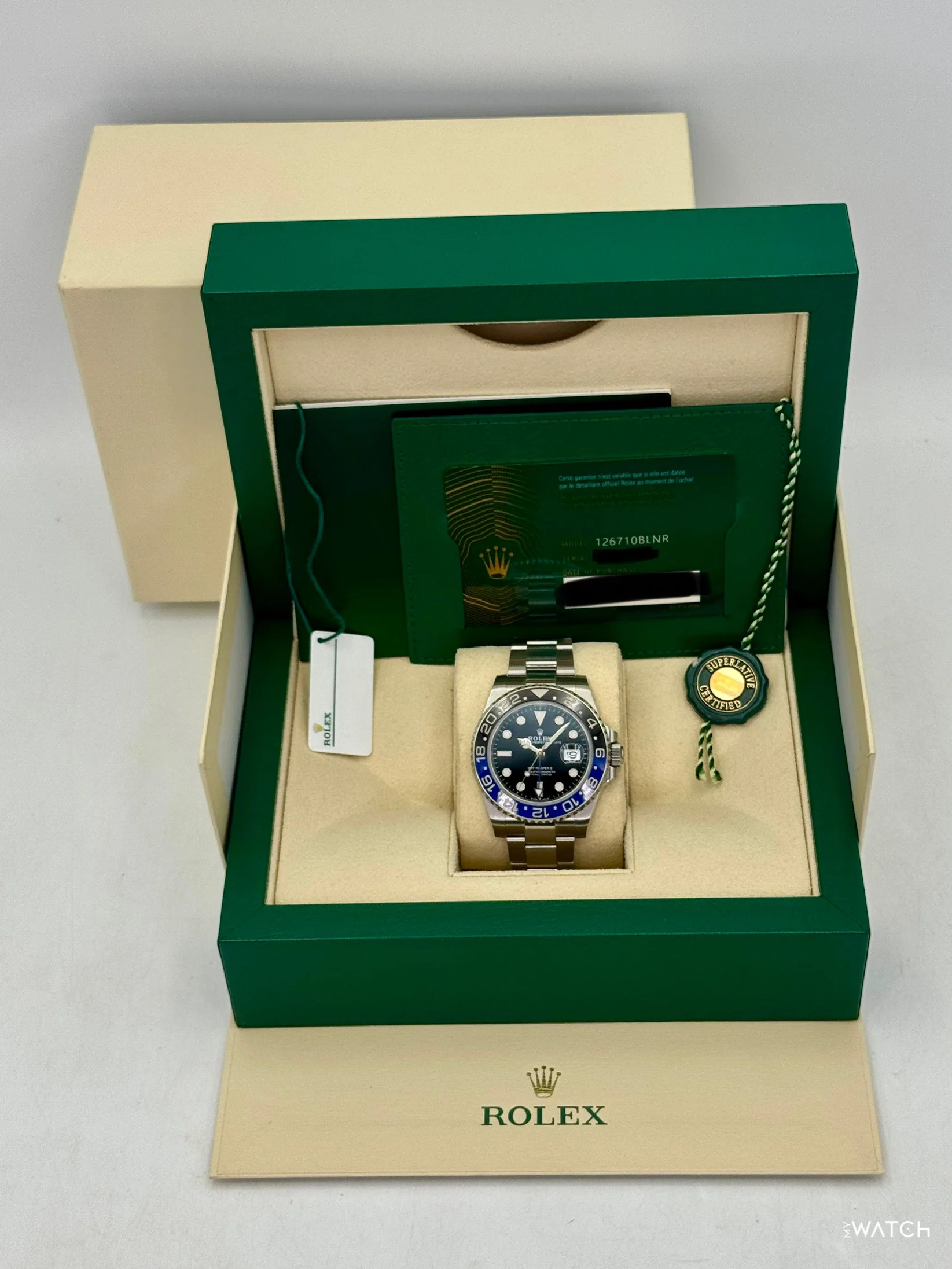 2022 Rolex GMT-Master II "Batman" 40mm 126710BLNR Oyster - Image 9