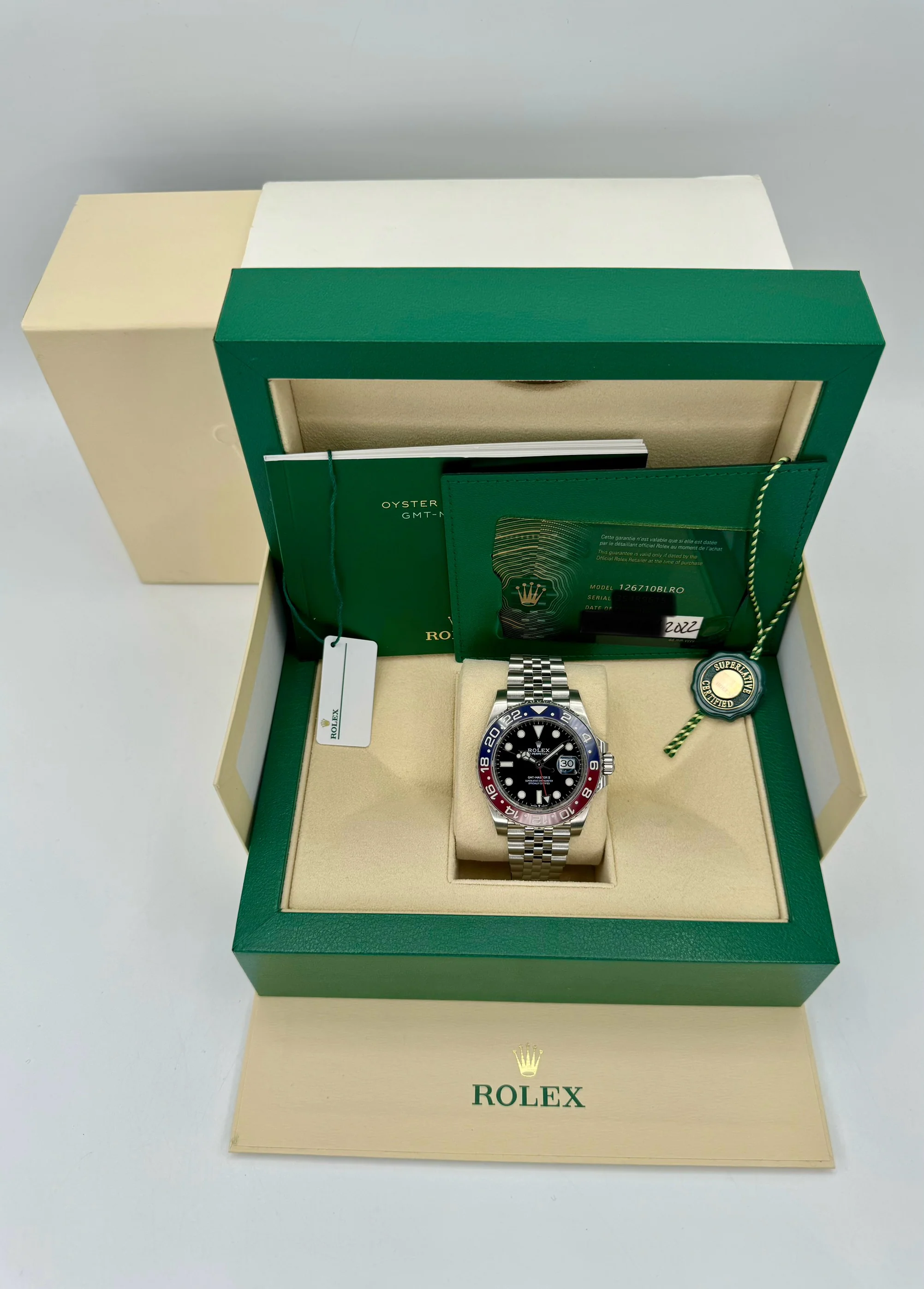 2022 Rolex GMT-Master II "Pepsi" 40mm 126710BLRO Jubilee - Image 12