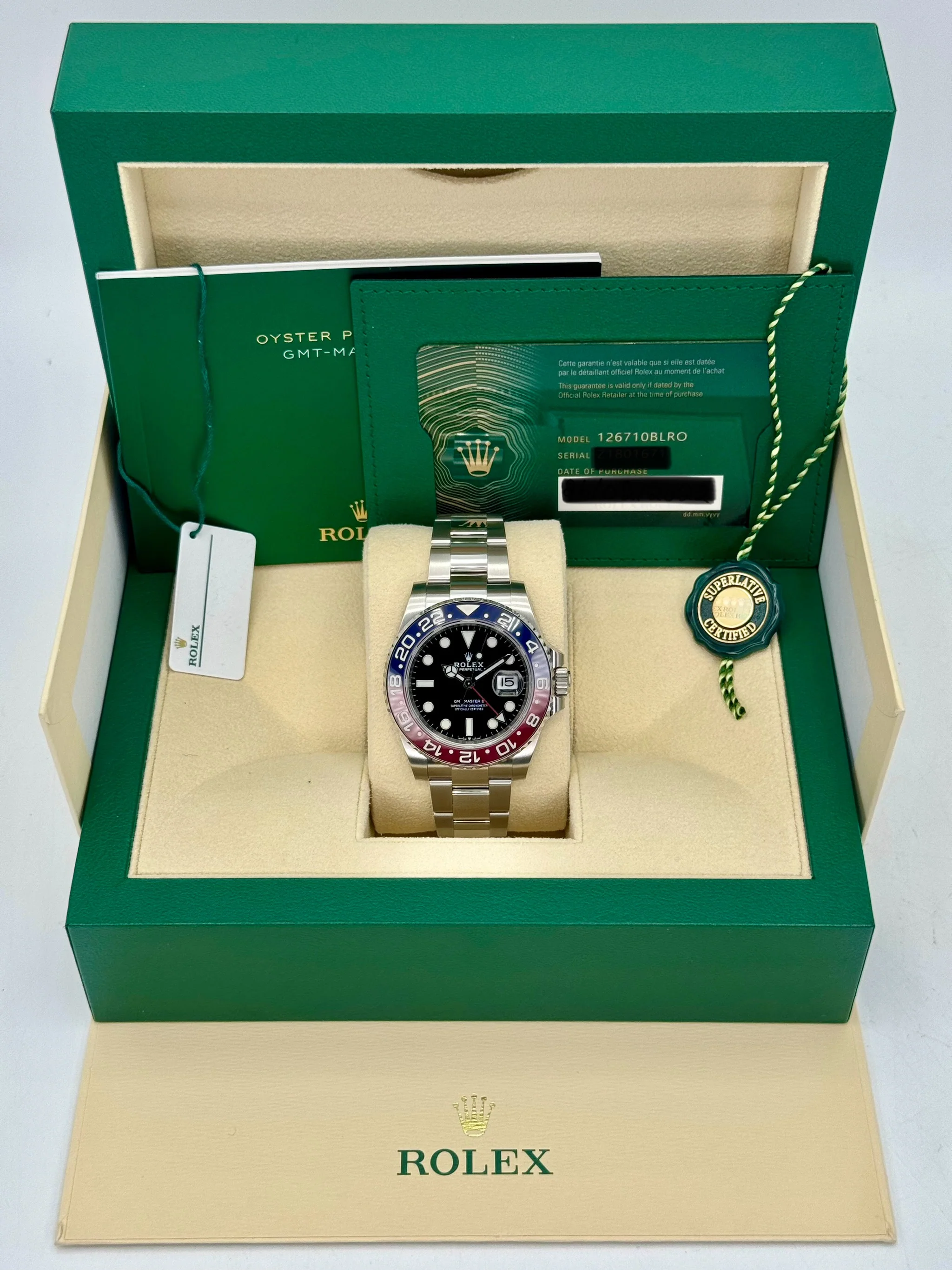 2022 Rolex GMT-Master II "Pepsi" 40mm 126710BLRO Oyster - Image 11