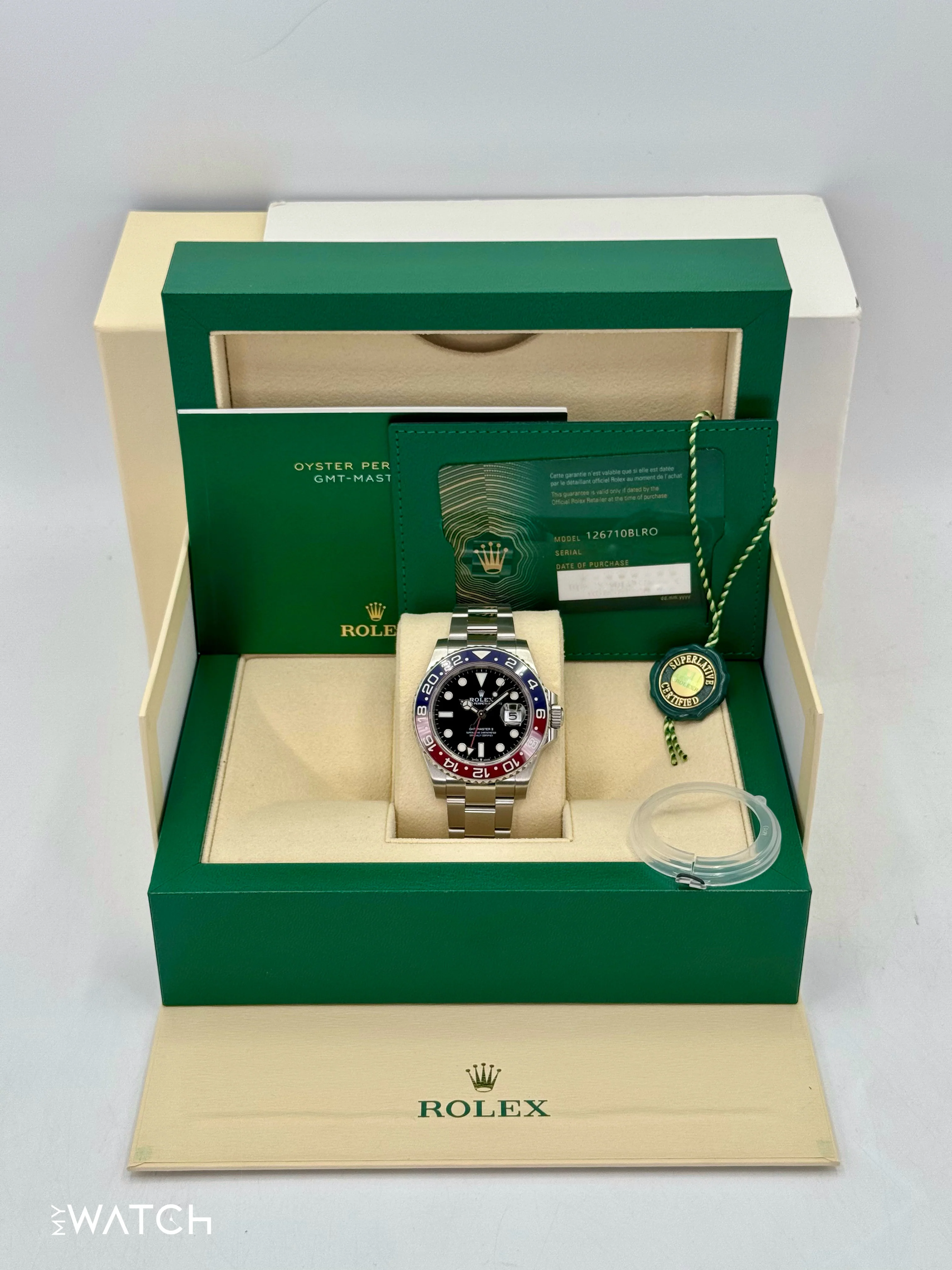2022 Rolex GMT-Master II "Pepsi" 40mm 126710BLRO Oyster - Image 9