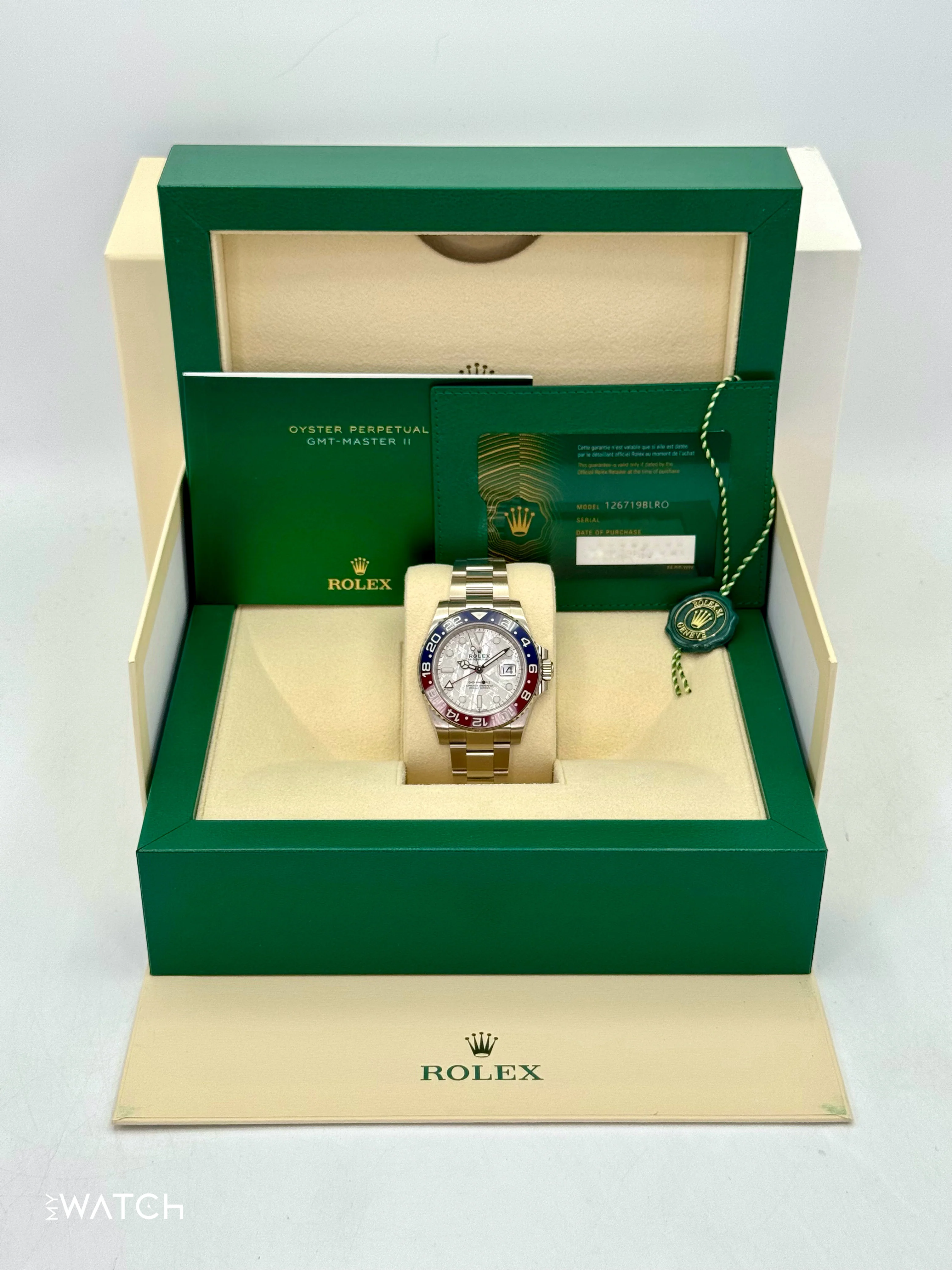 2022 Rolex GMT-Master II "Pepsi" 40mm 126719BLRO Meteorite Dial - Image 9