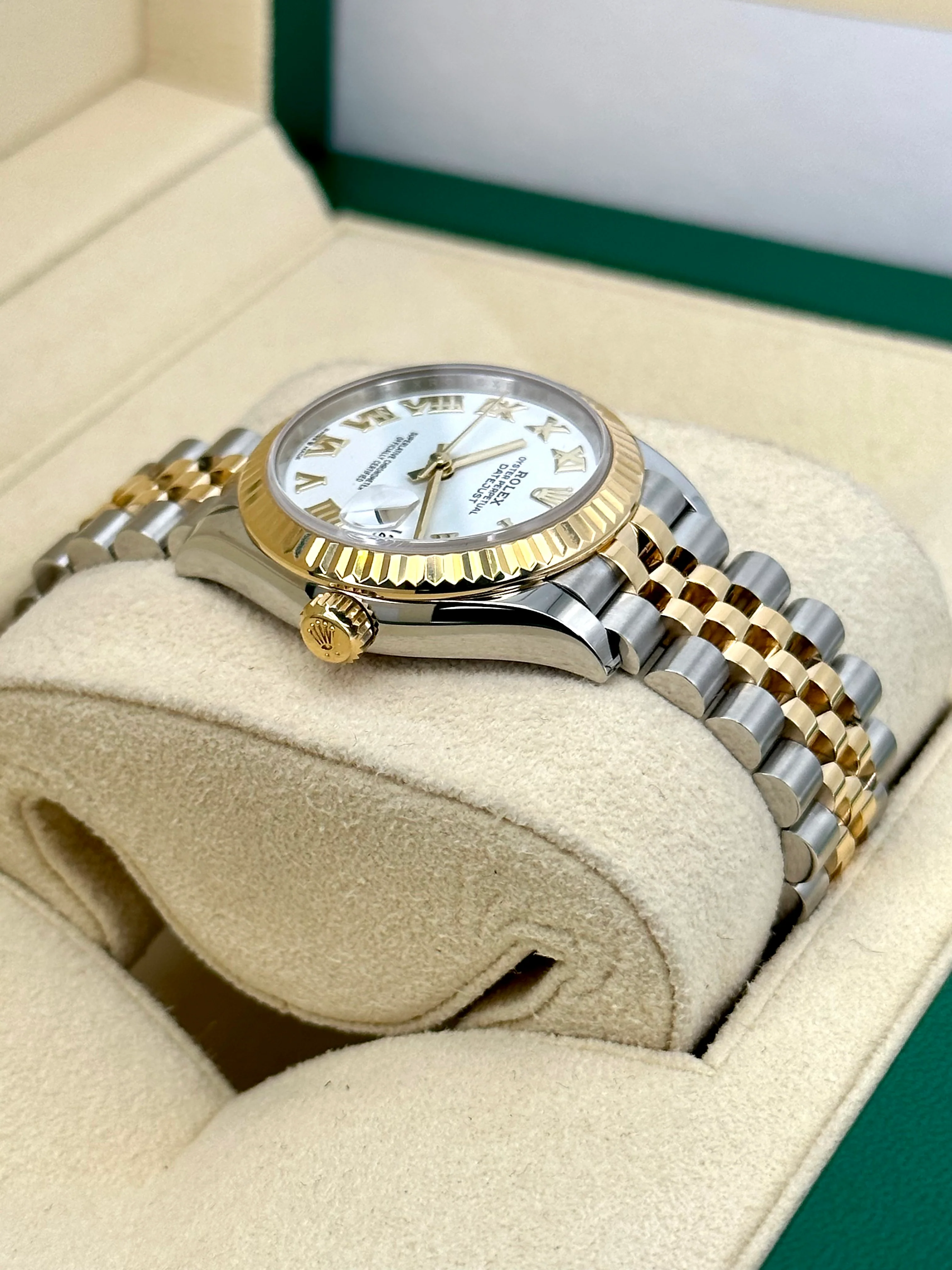 2022 Rolex Lady Datejust 31mm 278273 Jubilee White Roman Numeral Dial - Image 7