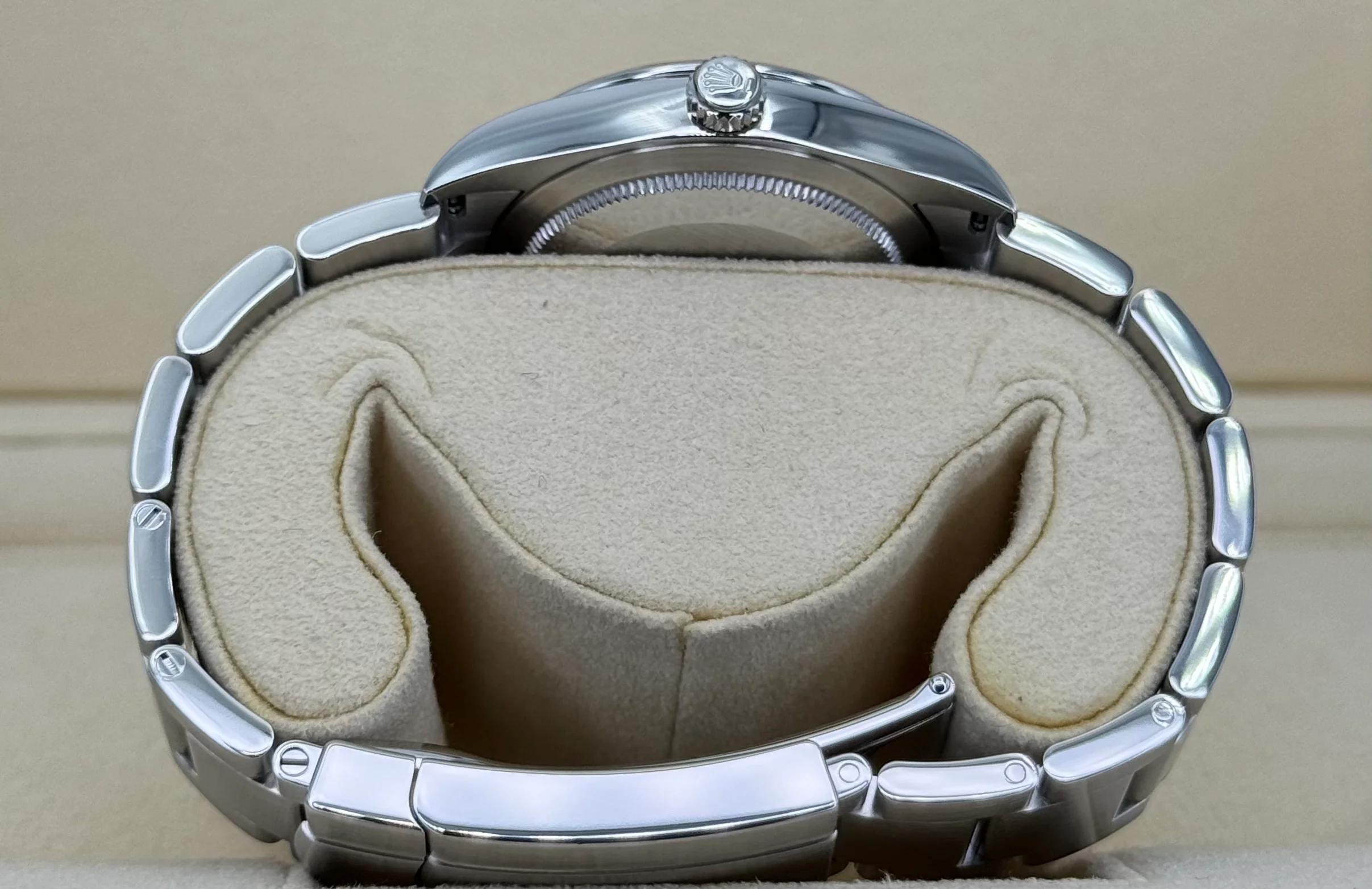 2022 Rolex Oyster Perpetual 34mm Stainless Steel Silver Dial - Image 9