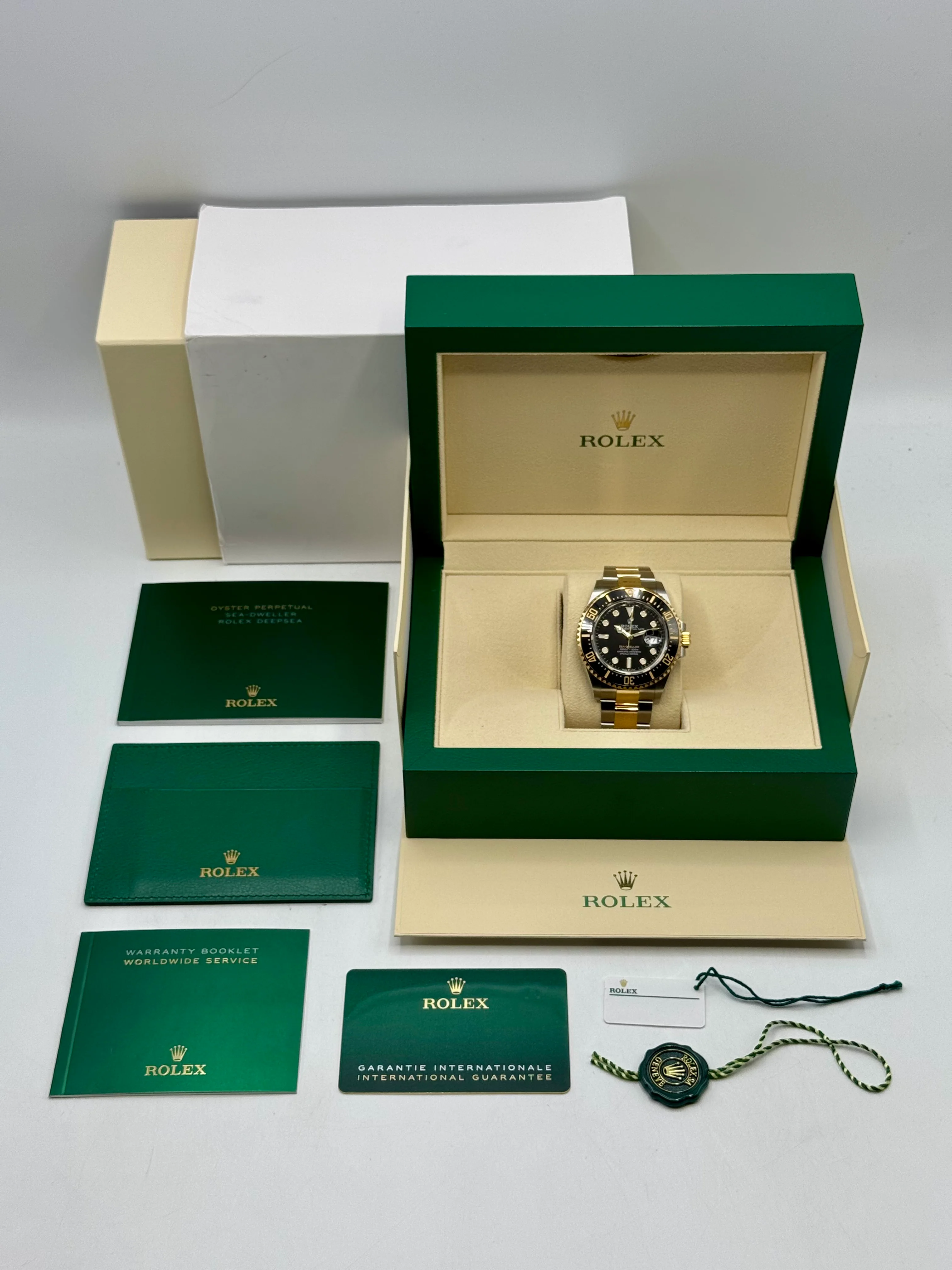 NEW 2022 Rolex Sea-Dweller 43mm 126603 Two-Tone Black Dial - Image 10