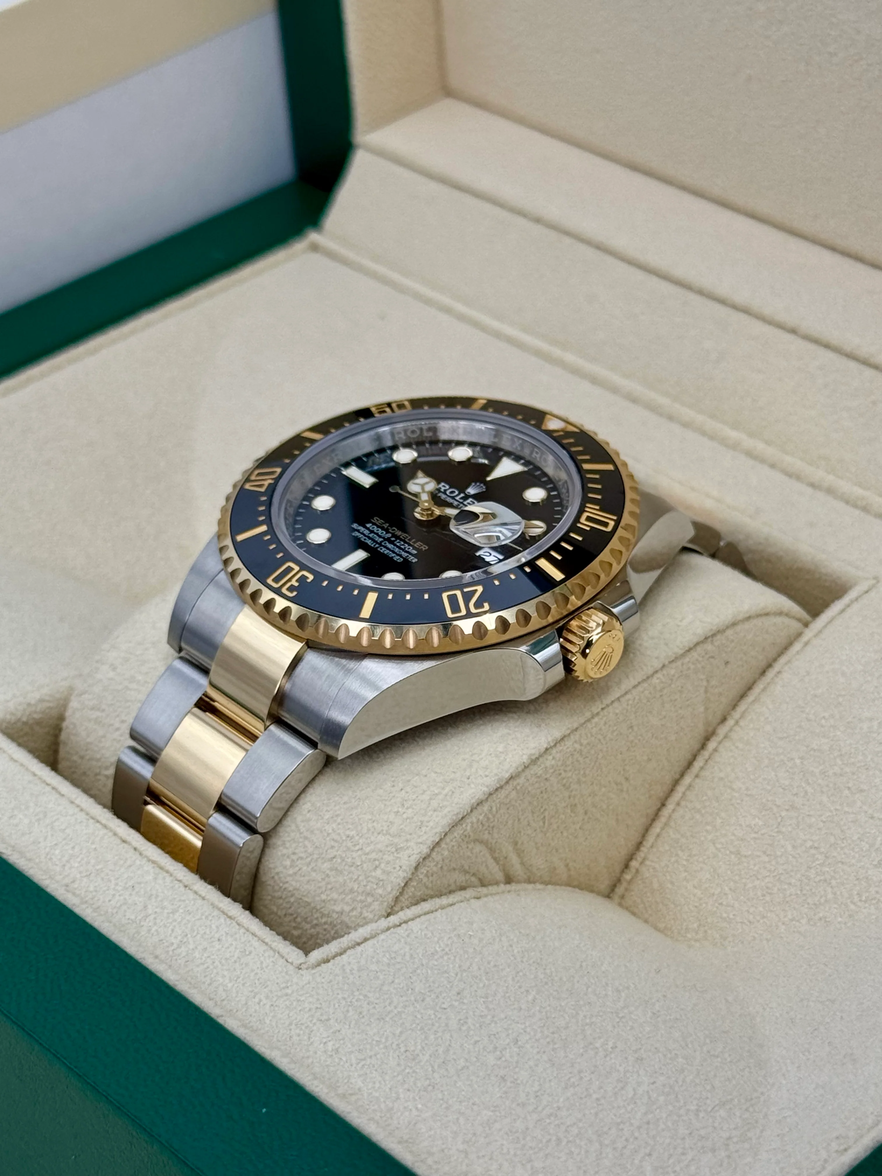 NEW 2022 Rolex Sea-Dweller 43mm 126603 Two-Tone Black Dial - Image 5