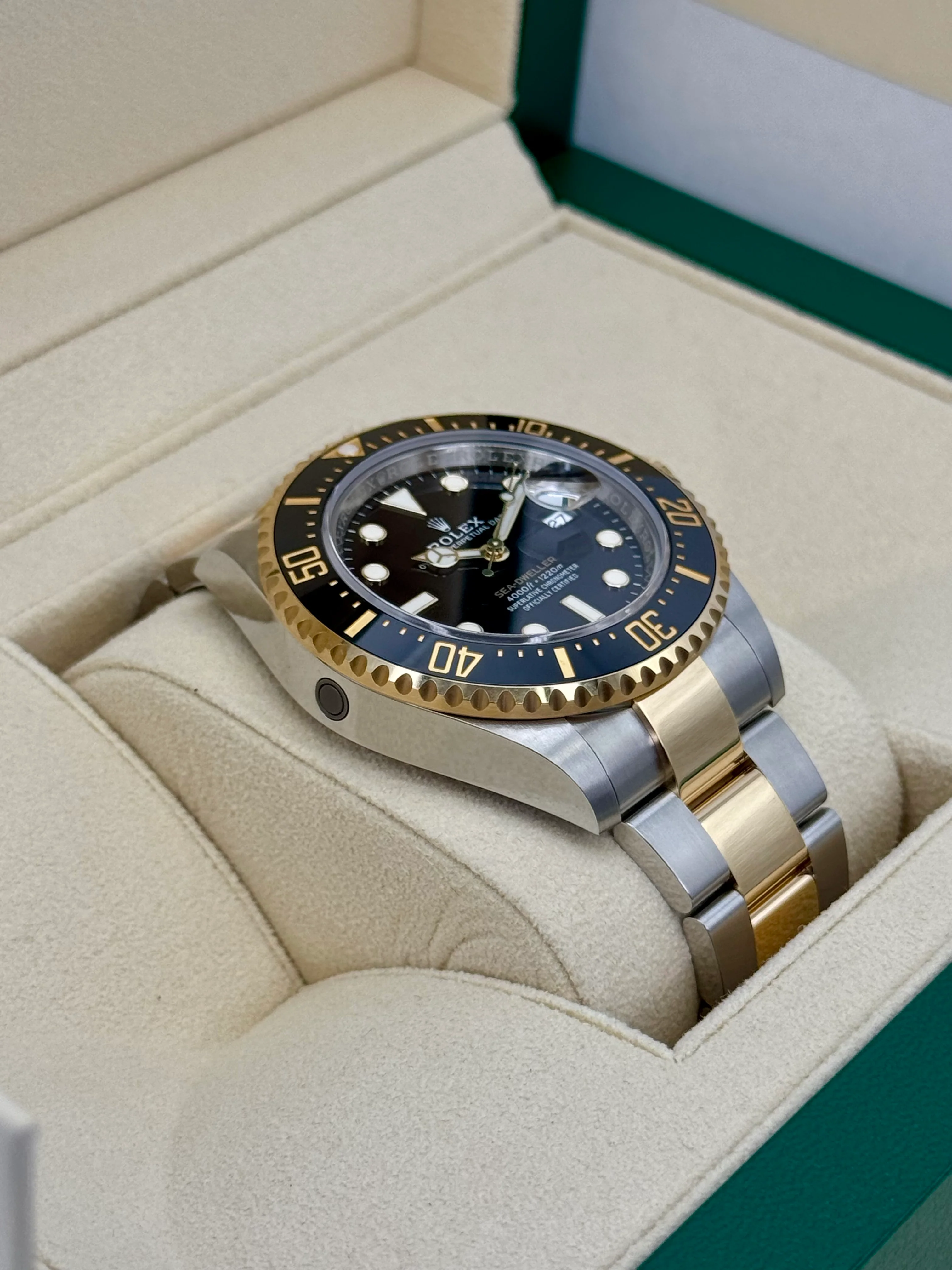 NEW 2022 Rolex Sea-Dweller 43mm 126603 Two-Tone Black Dial - Image 6