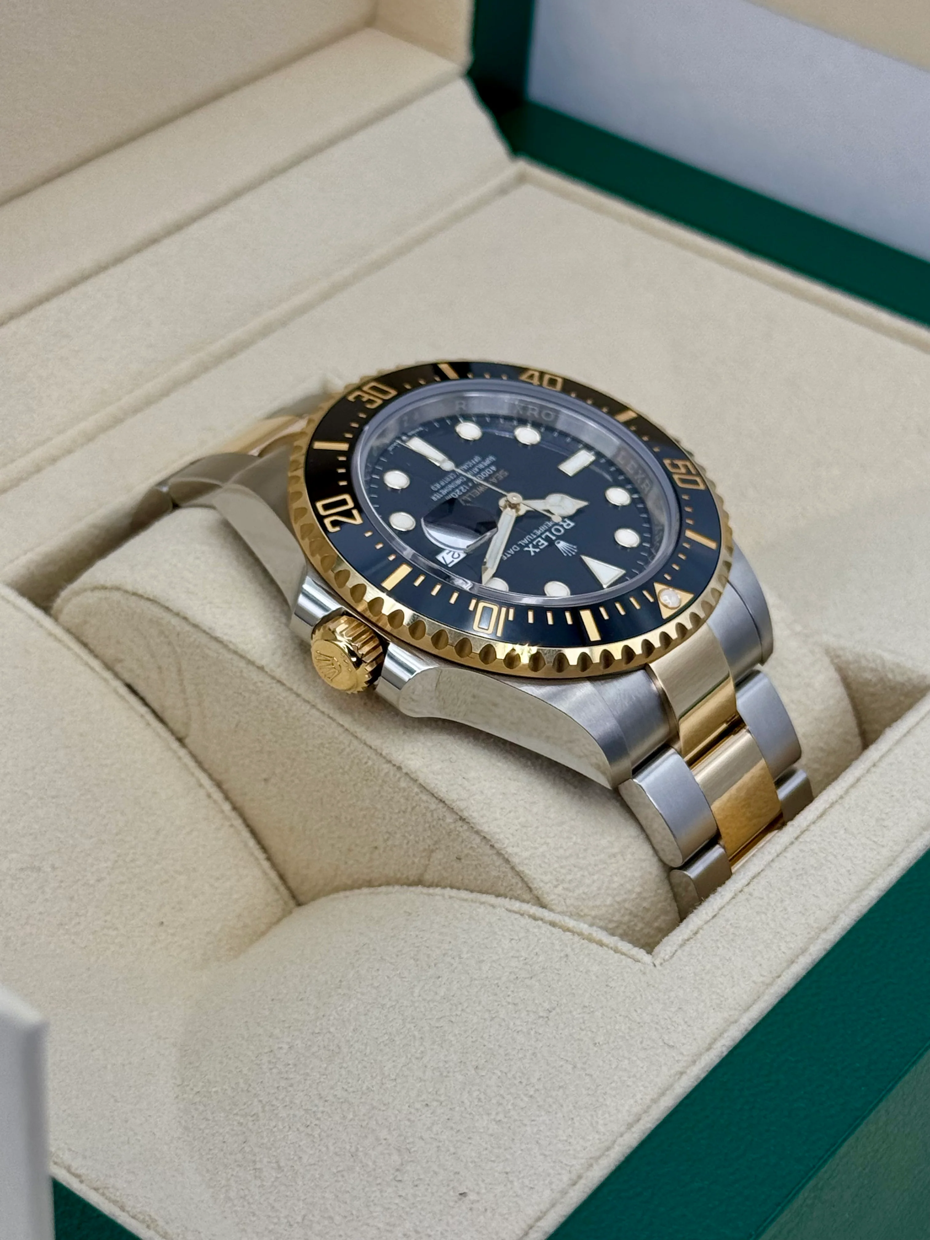 NEW 2022 Rolex Sea-Dweller 43mm 126603 Two-Tone Black Dial - Image 8