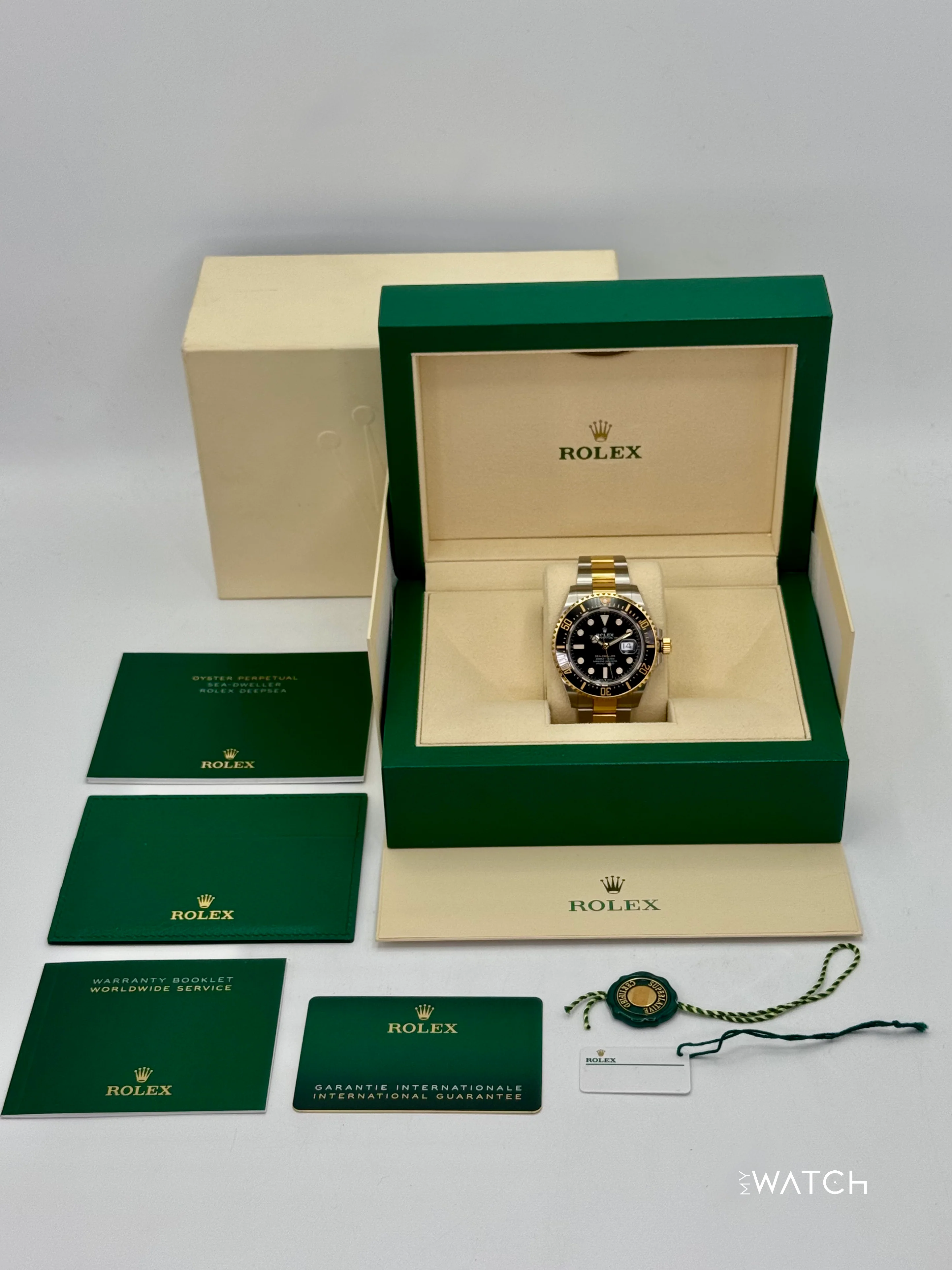 2022 Rolex Sea-Dweller 43mm 126603 Two-Tone Black Dial - Image 10