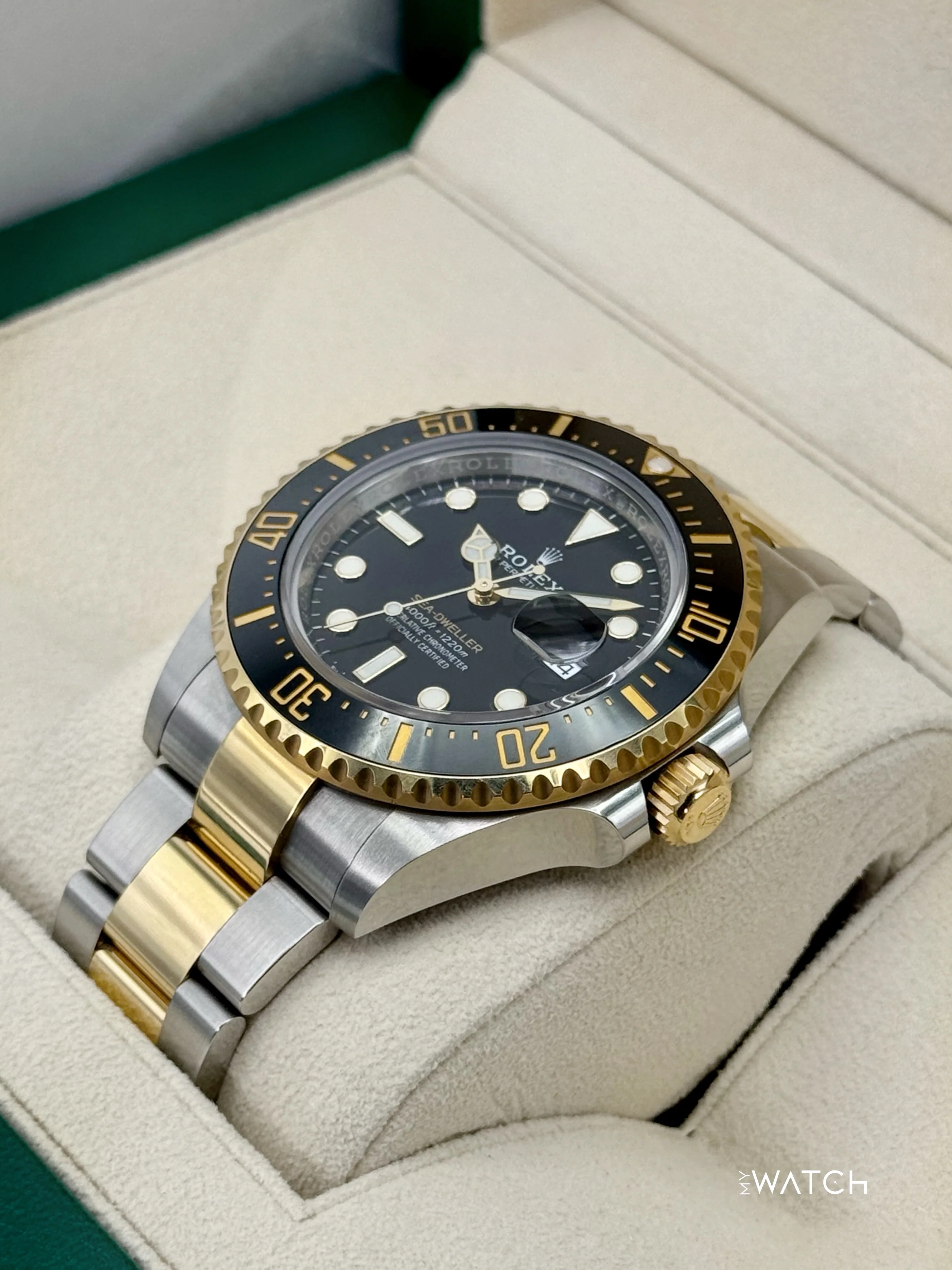 2022 Rolex Sea-Dweller 43mm 126603 Two-Tone Black Dial - Image 5