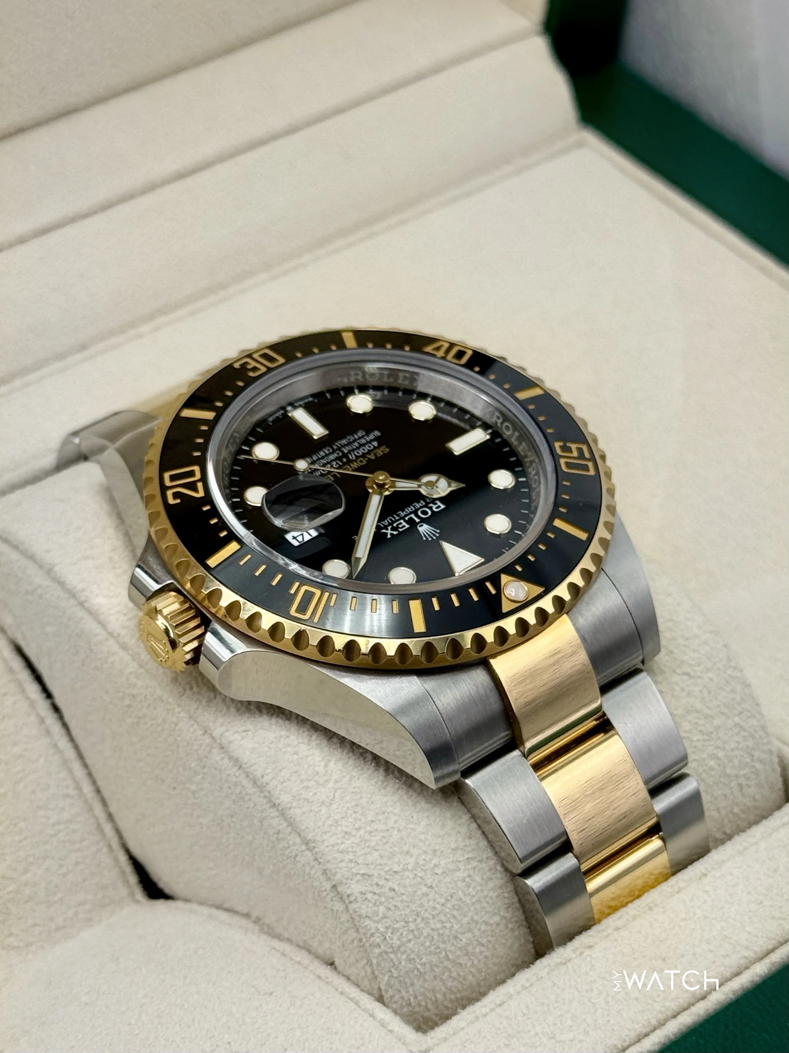 2022 Rolex Sea-Dweller 43mm 126603 Two-Tone Black Dial - Image 8