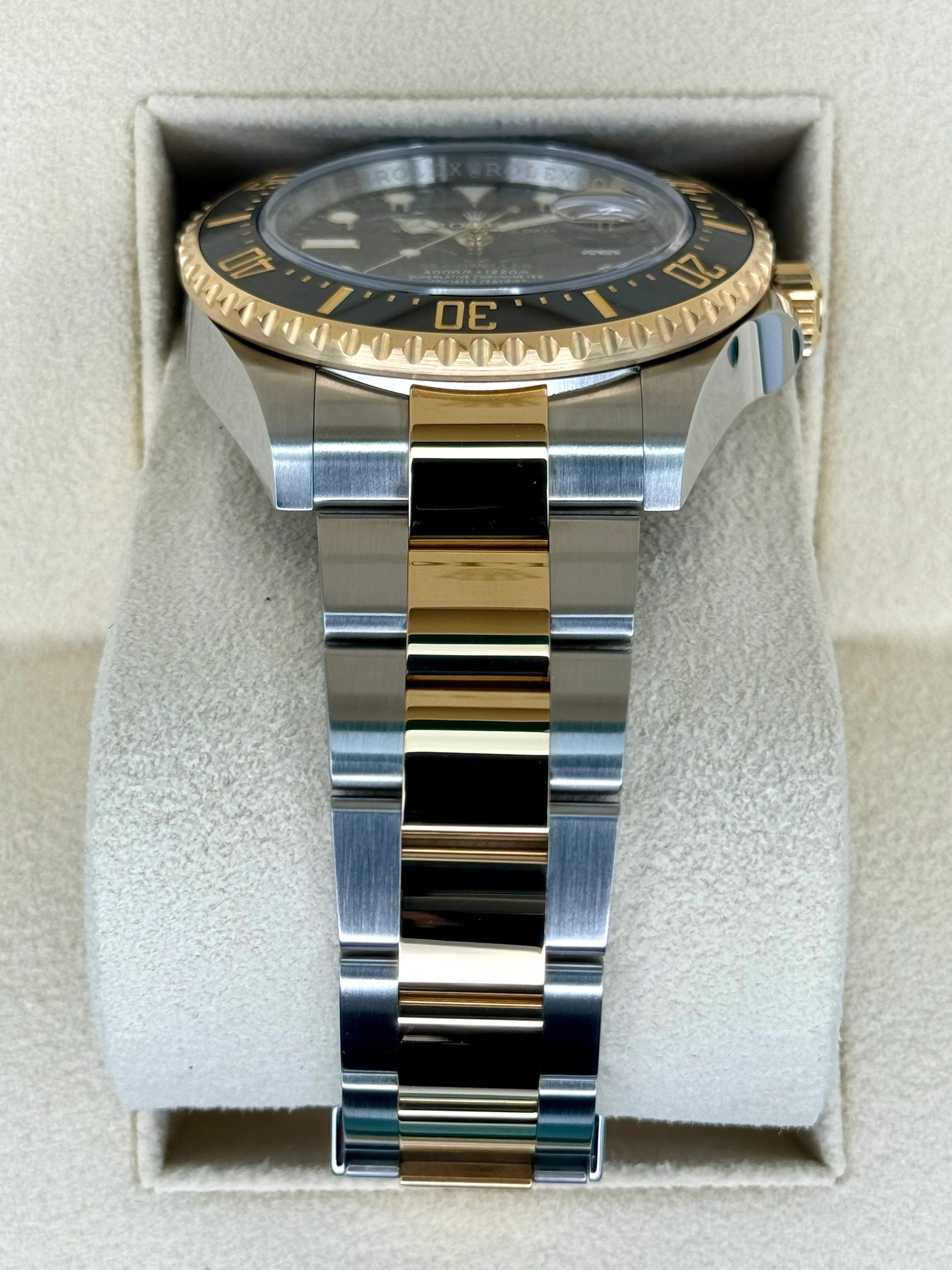2022 Rolex Sea-Dweller 43mm 126603 Two-Tone Black Dial - Image 3