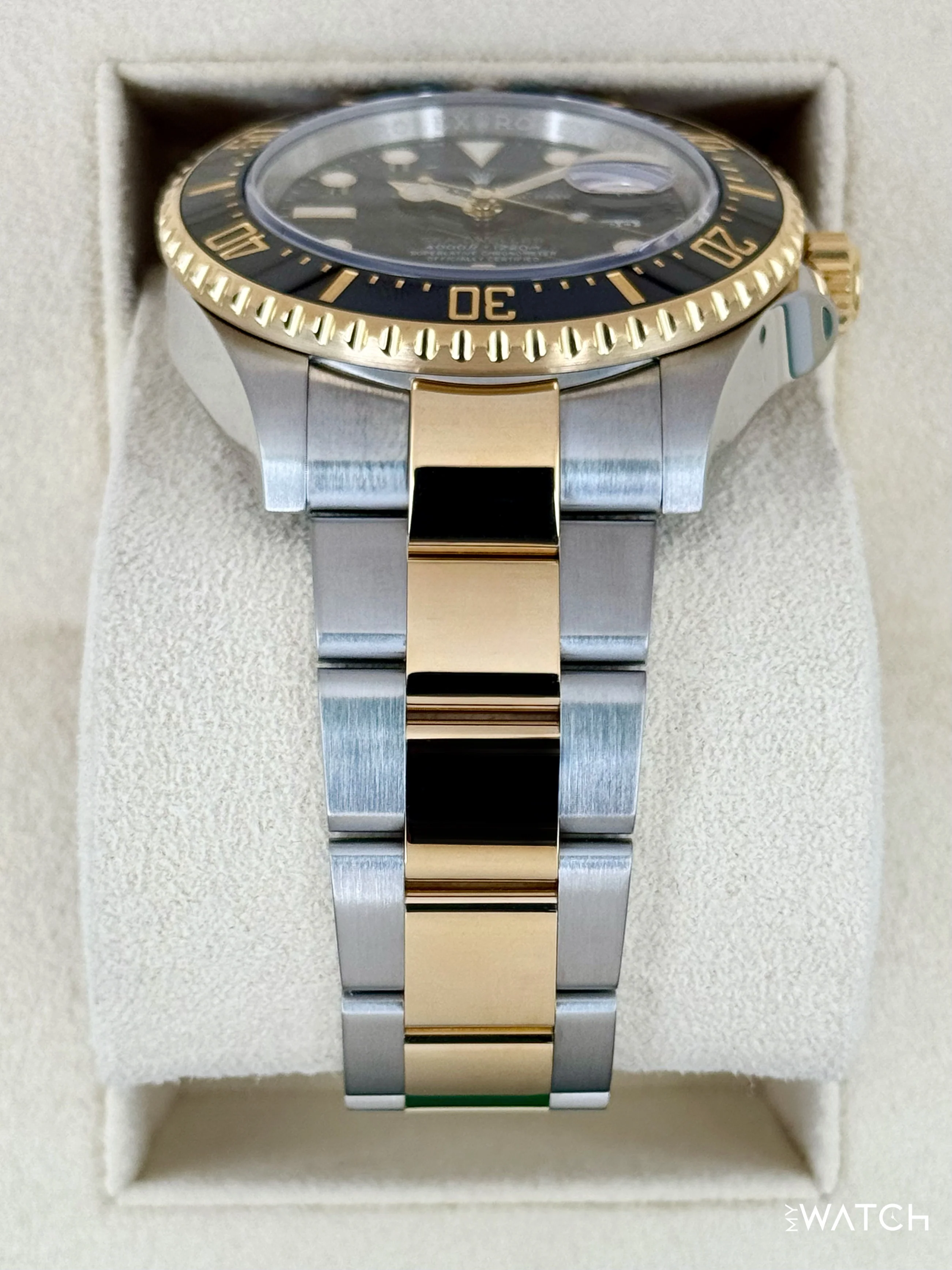 2022 Rolex Sea-Dweller 43mm 126603 Two-Tone Black Dial - Image 3