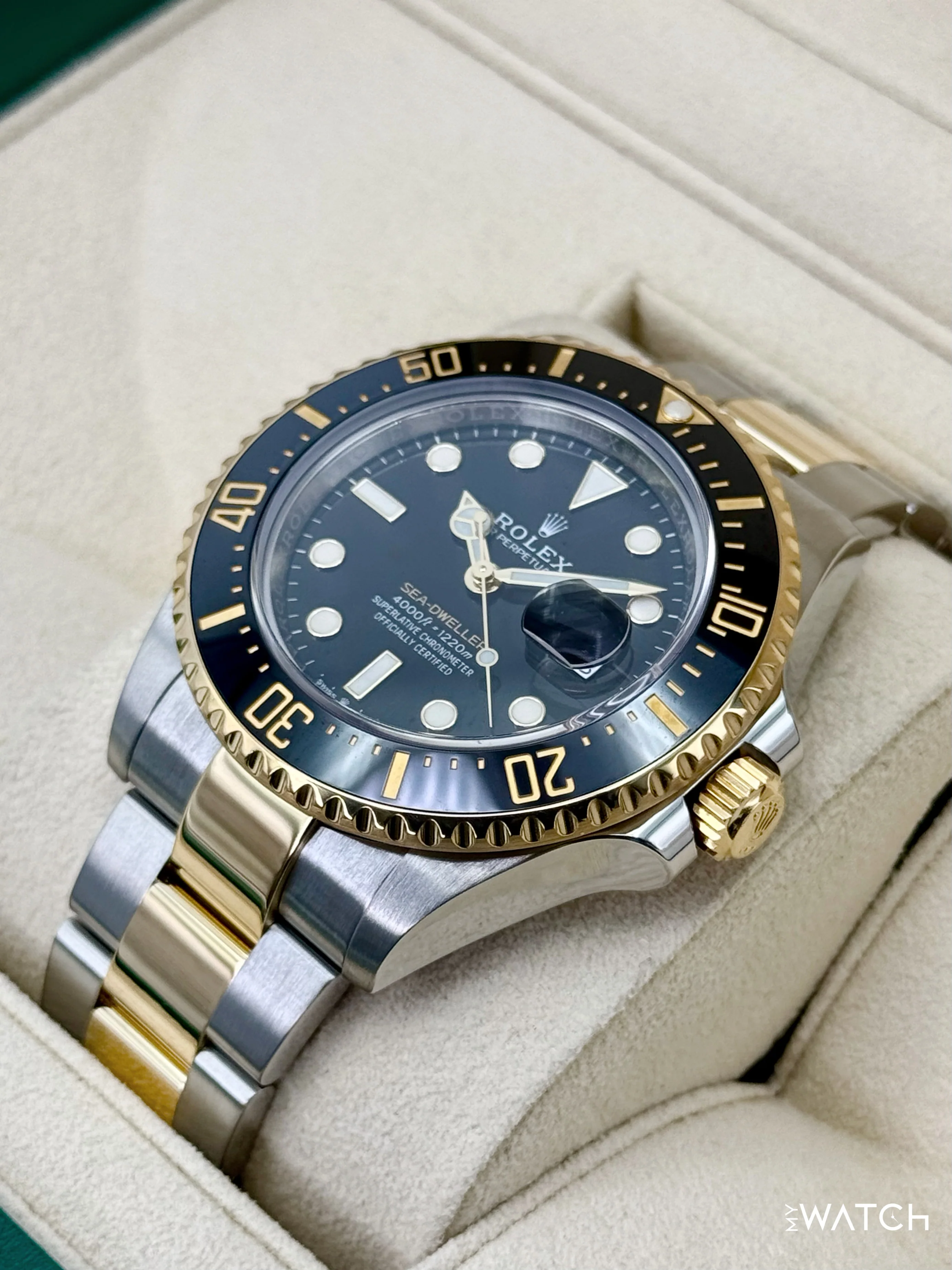 2022 Rolex Sea-Dweller 43mm 126603 Two-Tone Black Dial - Image 5