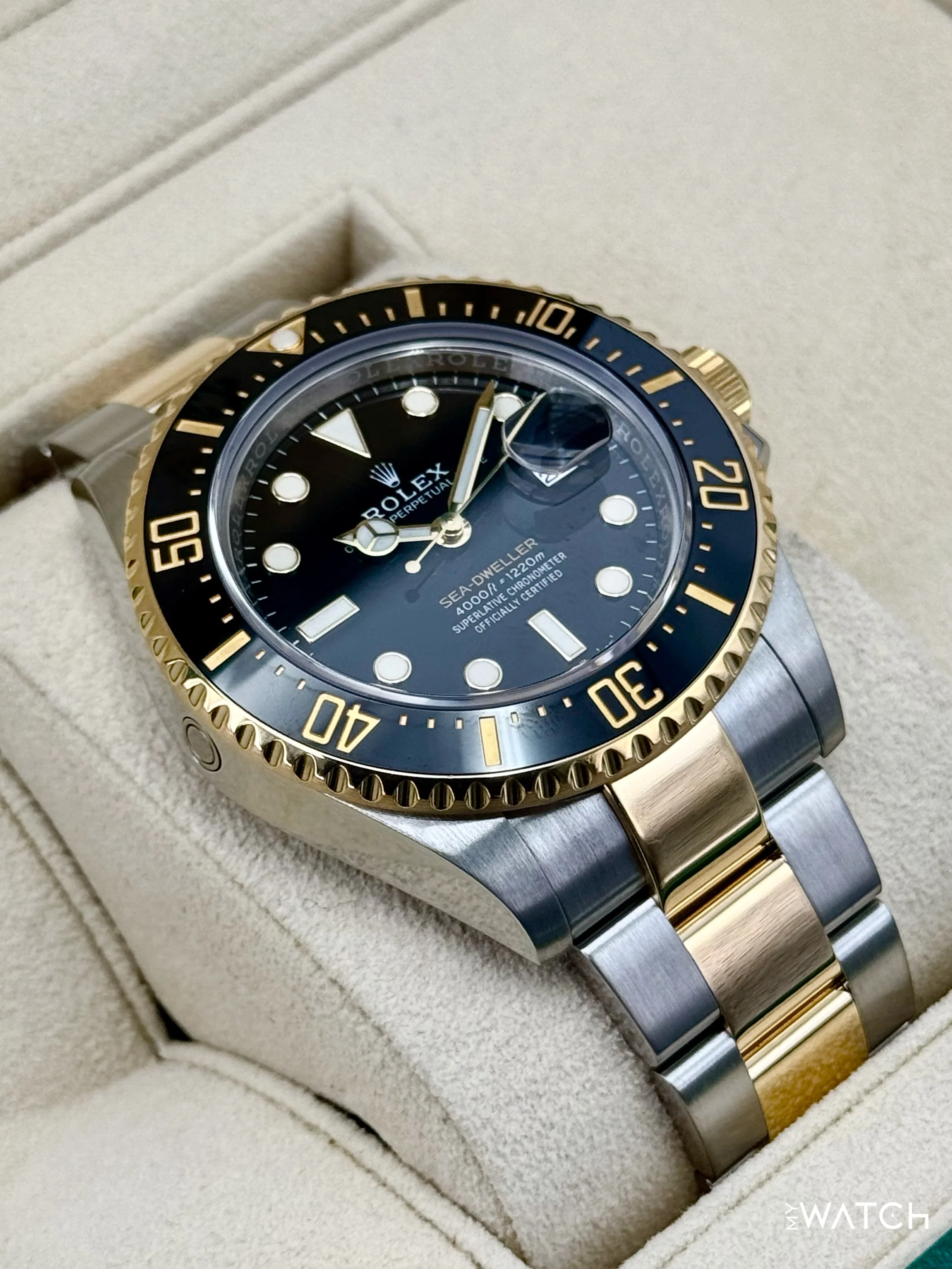 2022 Rolex Sea-Dweller 43mm 126603 Two-Tone Black Dial - Image 6