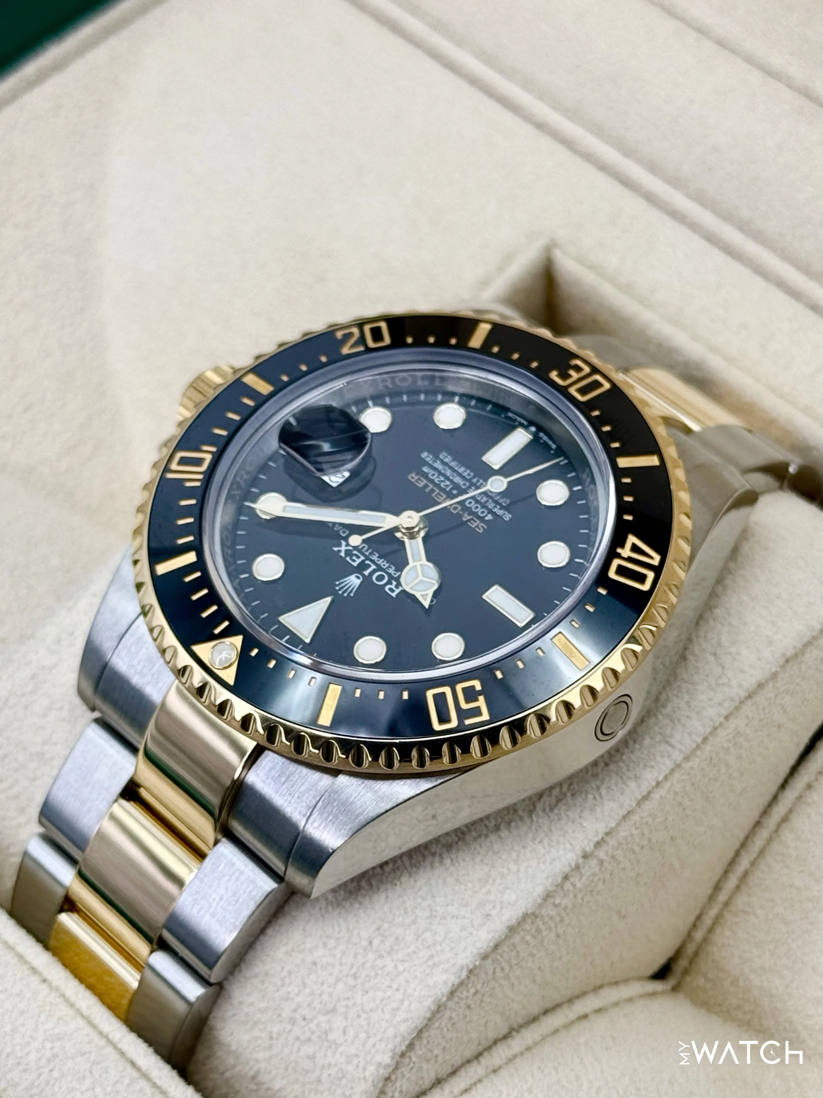 2022 Rolex Sea-Dweller 43mm 126603 Two-Tone Black Dial - Image 7