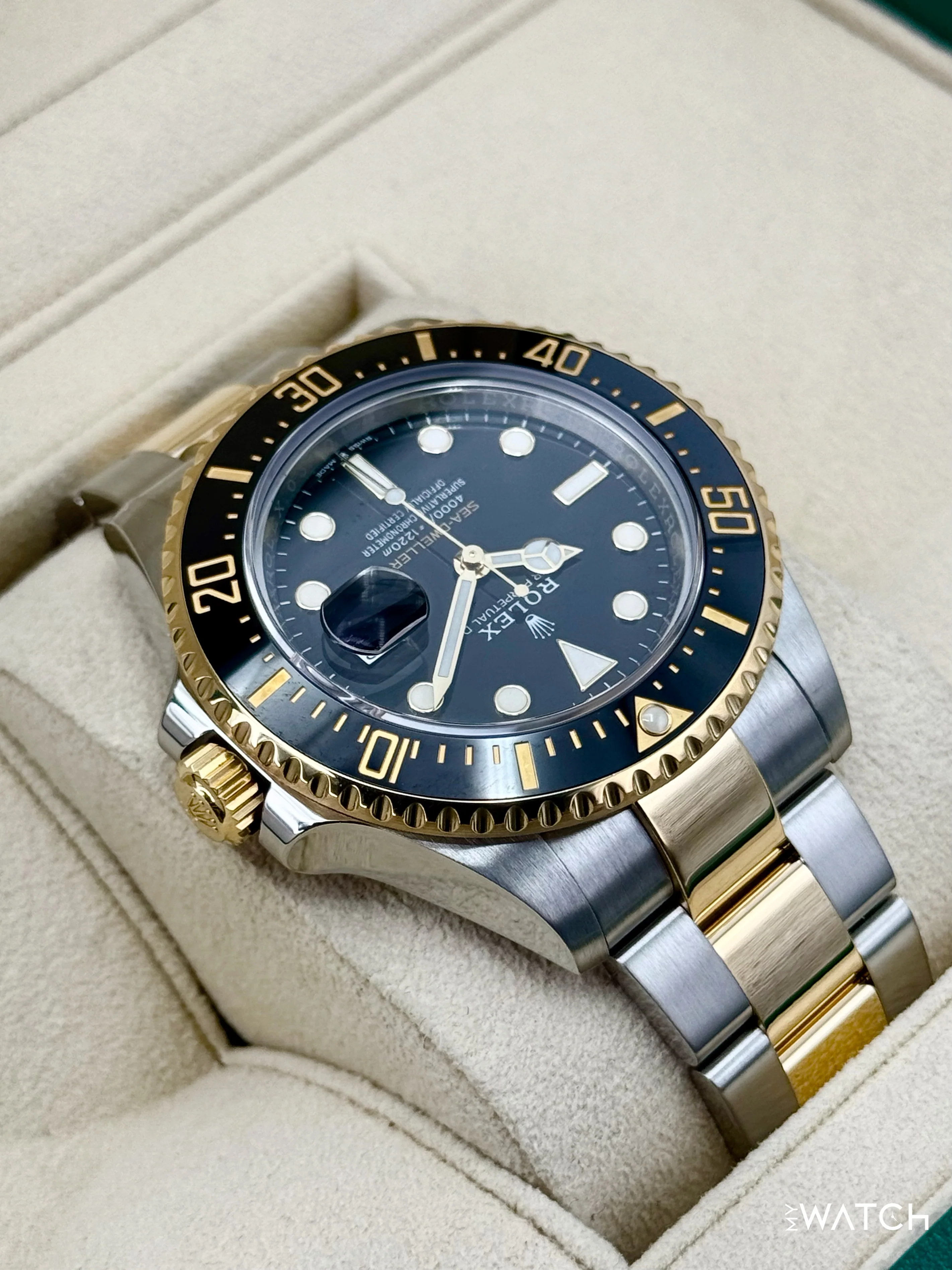 2022 Rolex Sea-Dweller 43mm 126603 Two-Tone Black Dial - Image 8