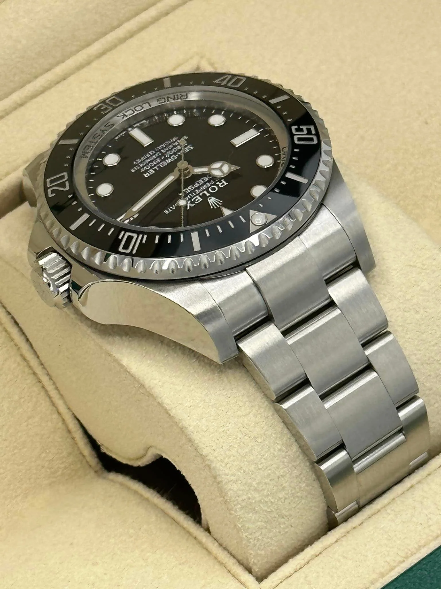 2022 Rolex Deepsea 44mm 136660 Stainless Steel Black Dial - Image 8