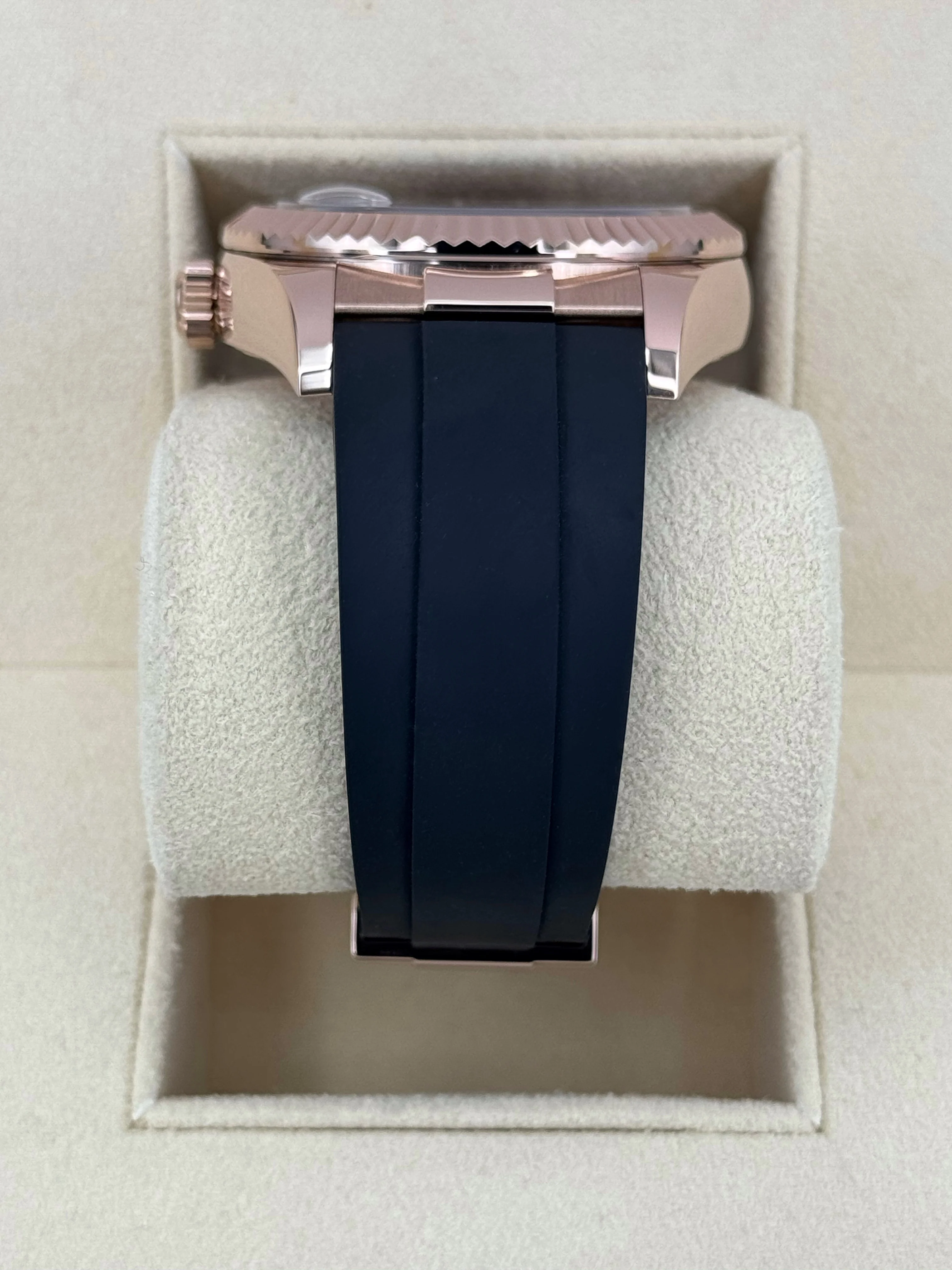 2022 Rolex Sky-Dweller 42mm 326235 Rose Gold Oysterflex Chocolate Dial - Image 4