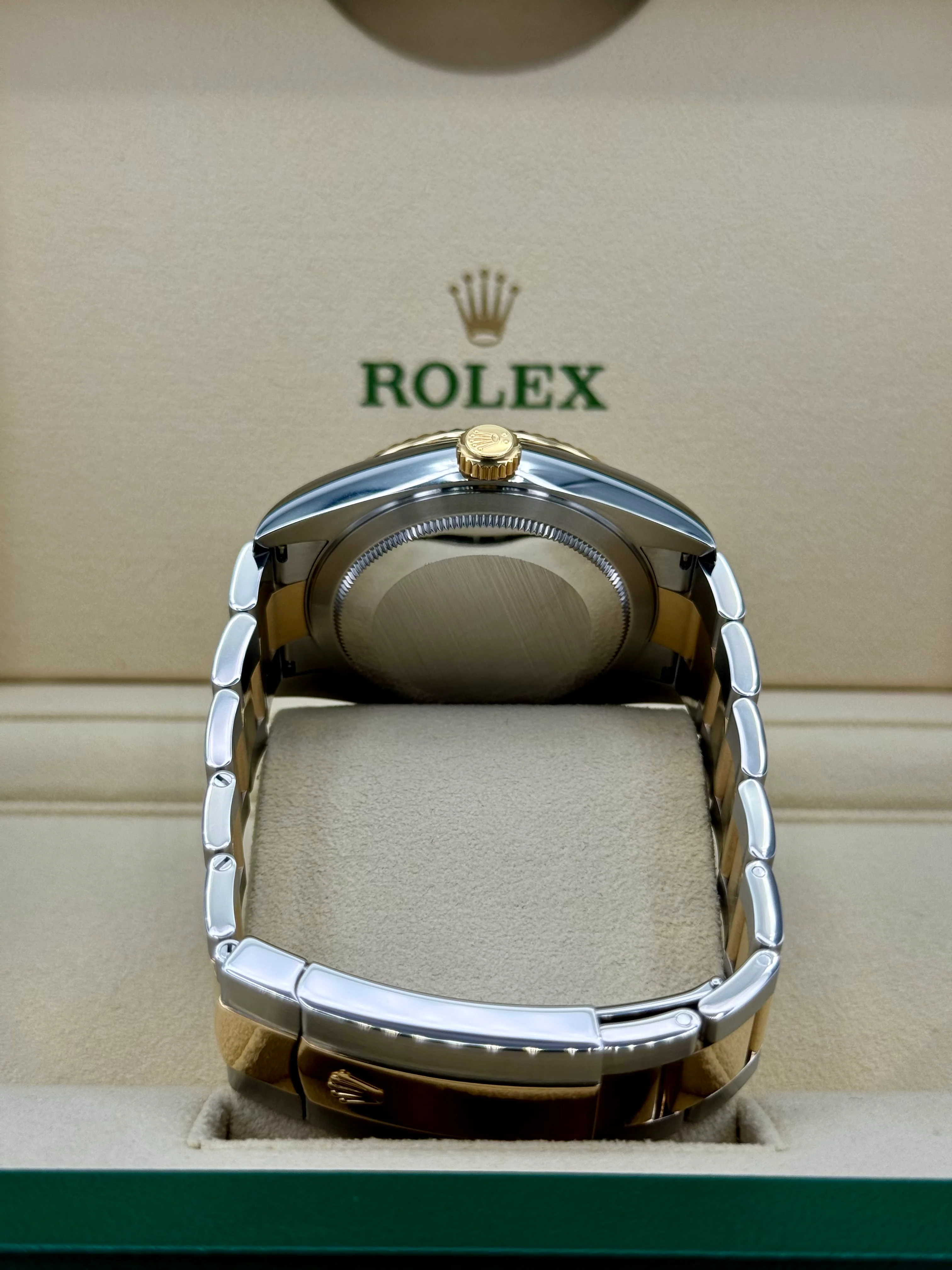 2019 Rolex Sky-Dweller 42mm 326933 Two-Tone Oyster White Dial - Image 9