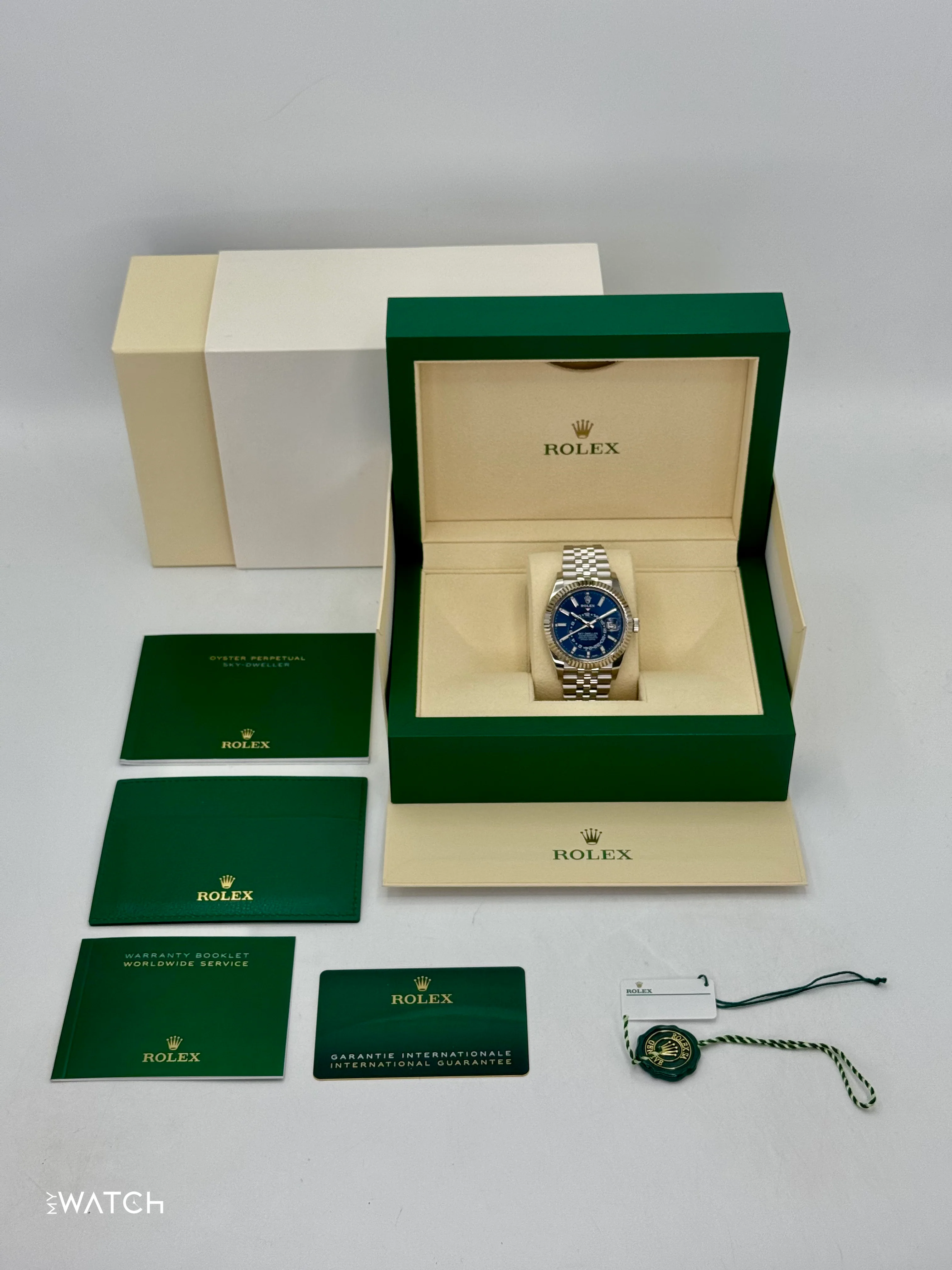 2022 Rolex Sky-Dweller 42mm 326934 Jubilee Blue Dial - Image 10