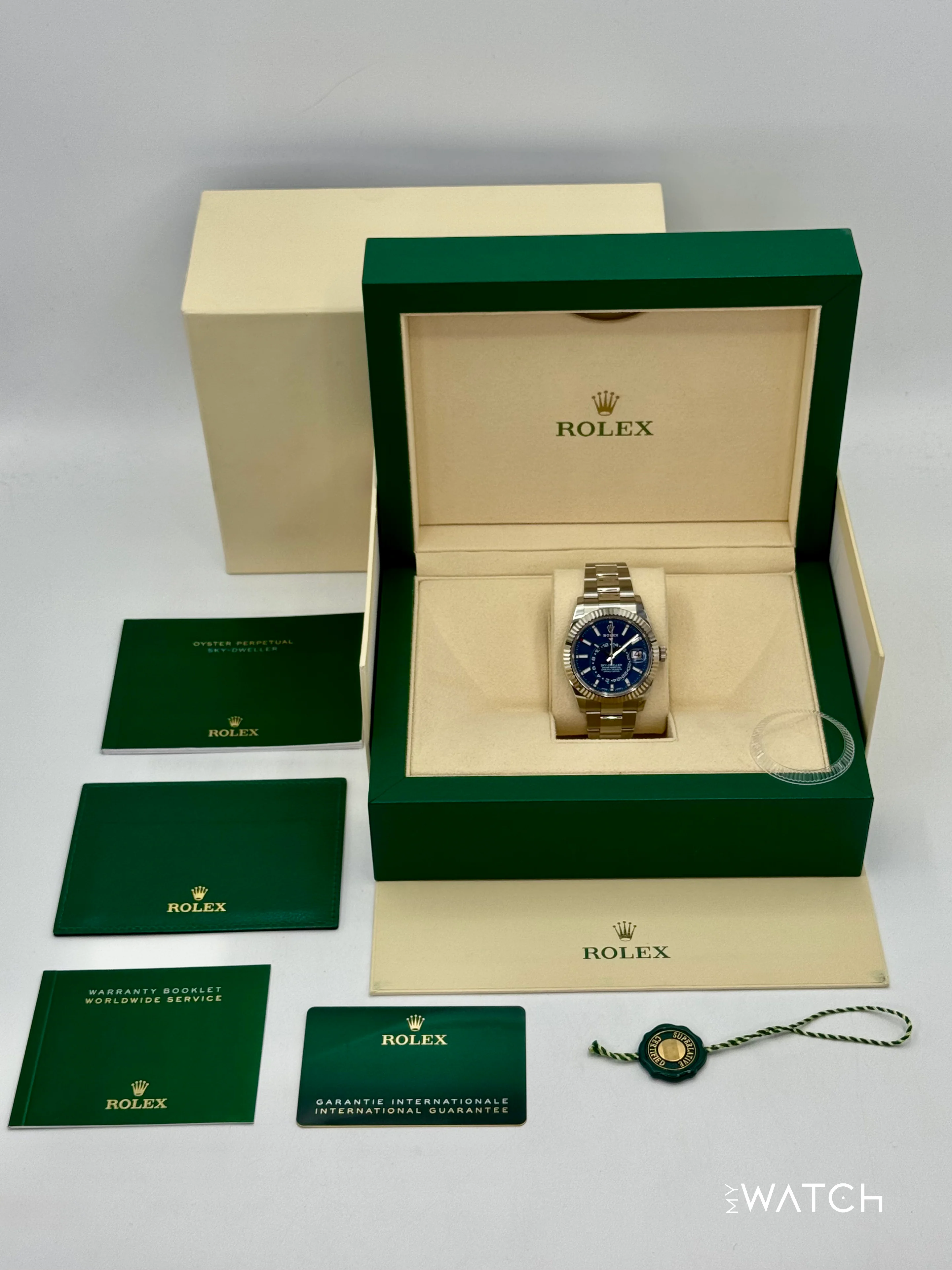 2022 Rolex Sky-Dweller 42mm 326934 Oyster Blue Dial - Image 10