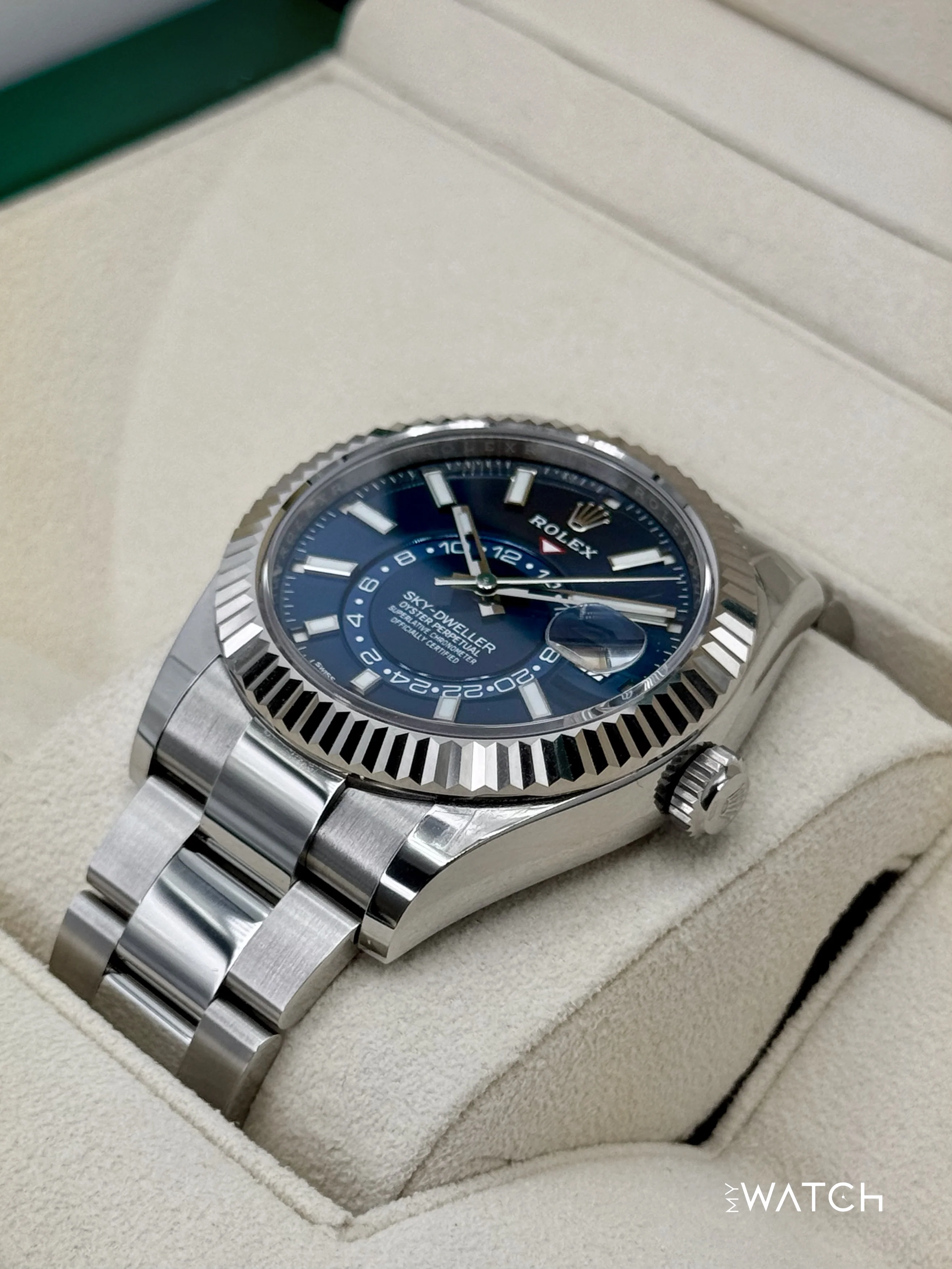 2022 Rolex Sky-Dweller 42mm 326934 Oyster Blue Dial - Image 5