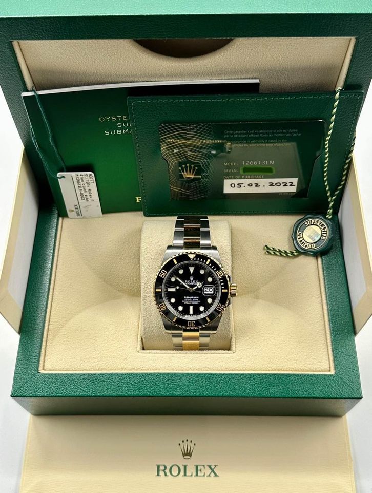 2022 Rolex Submariner 41mm 126613LN Two-Tone Black Dial - Image 11