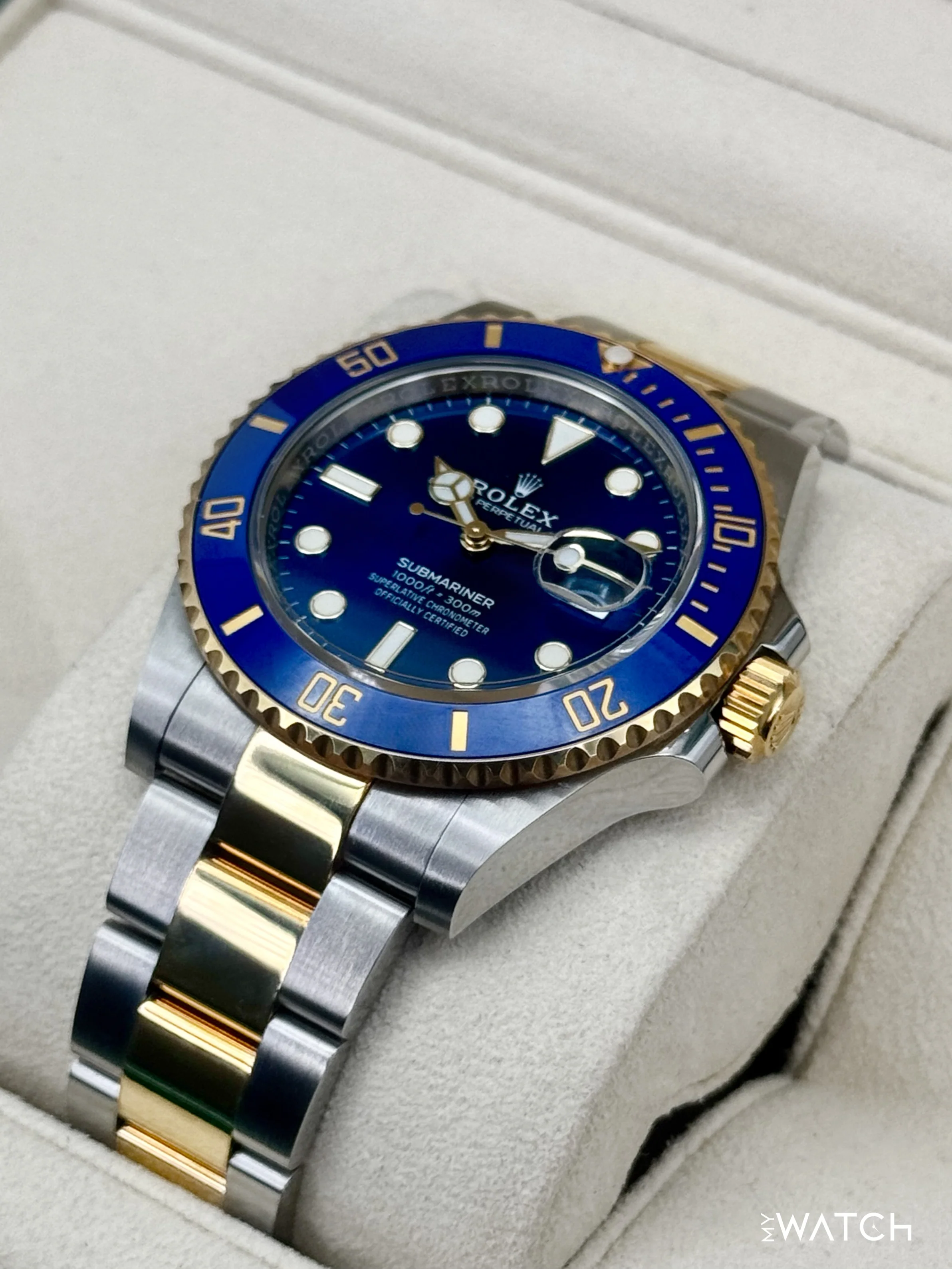 2022 Rolex Submariner "Bluesy" 41mm 126613LB Two-Tone Blue Dial - Image 5