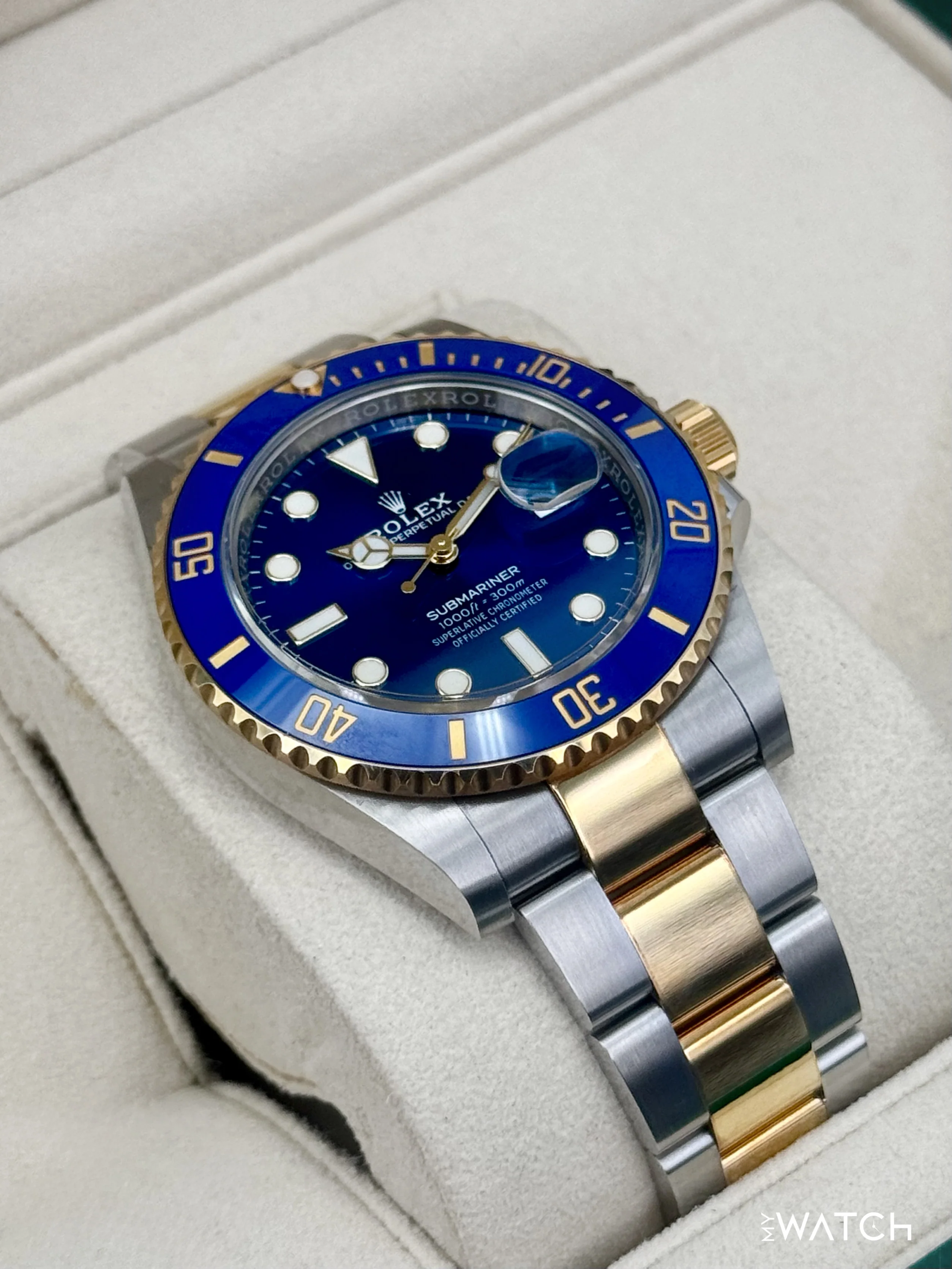 2022 Rolex Submariner "Bluesy" 41mm 126613LB Two-Tone Blue Dial - Image 6