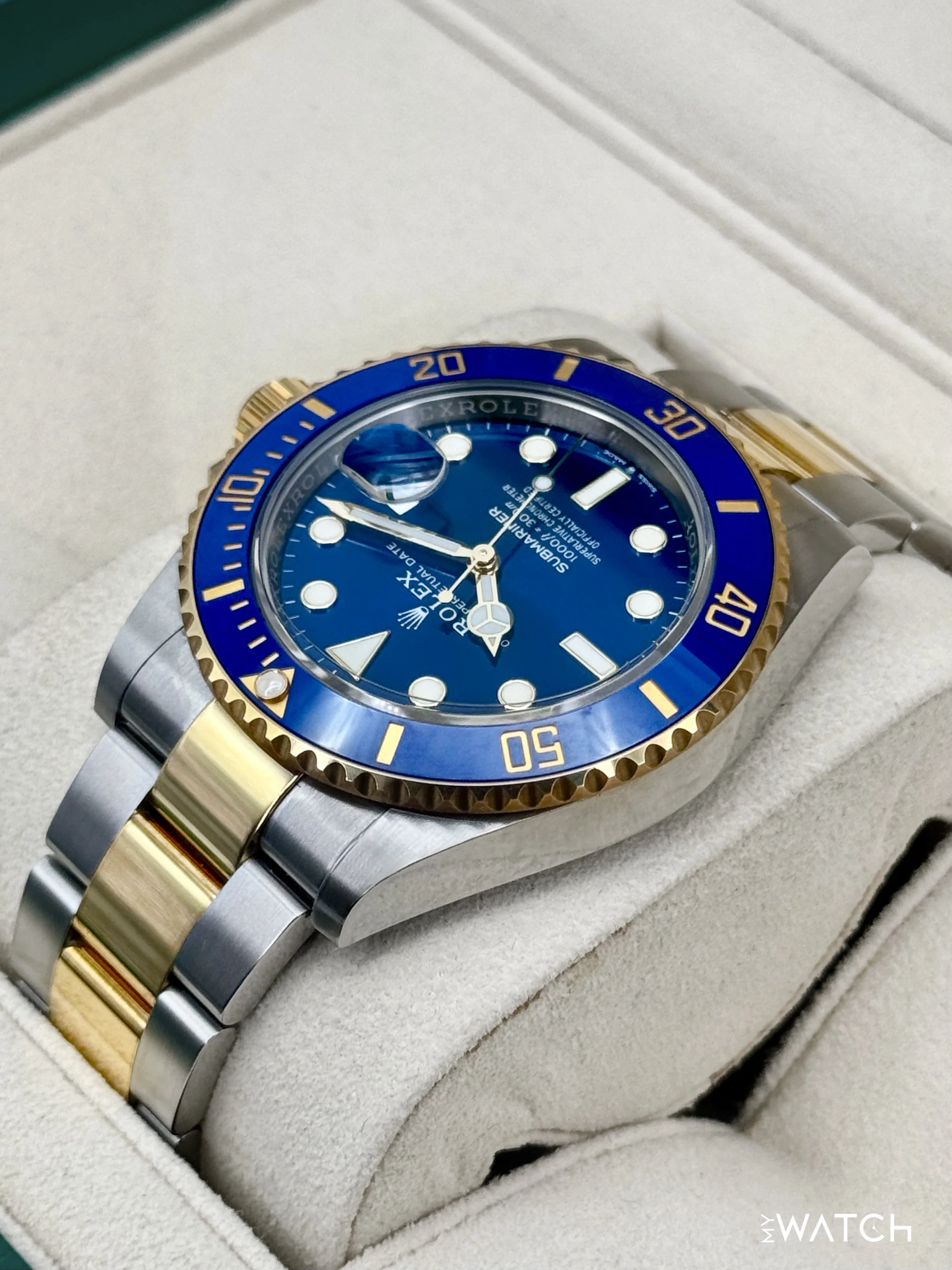 2022 Rolex Submariner "Bluesy" 41mm 126613LB Two-Tone Blue Dial - Image 7