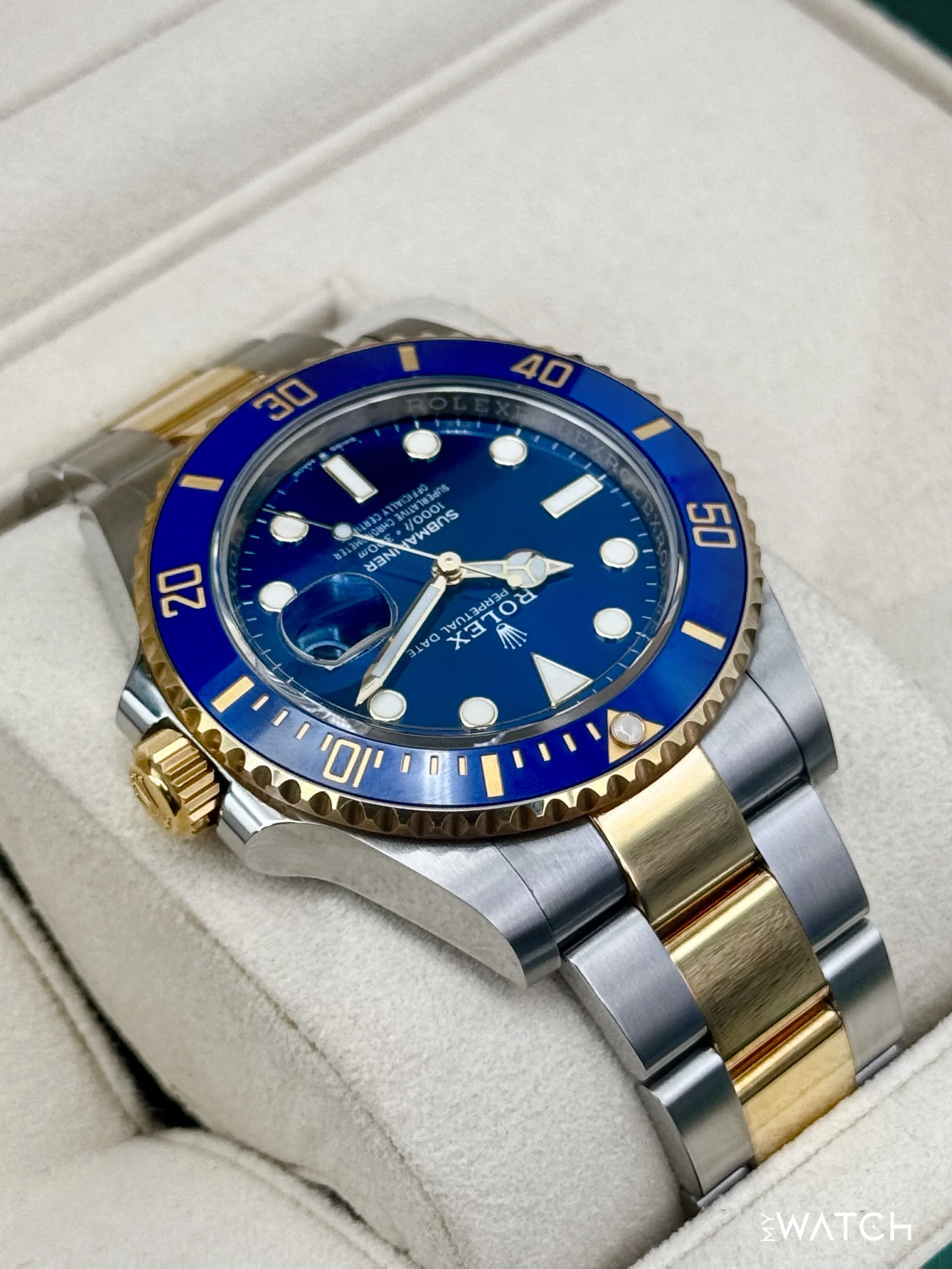 2022 Rolex Submariner "Bluesy" 41mm 126613LB Two-Tone Blue Dial - Image 8