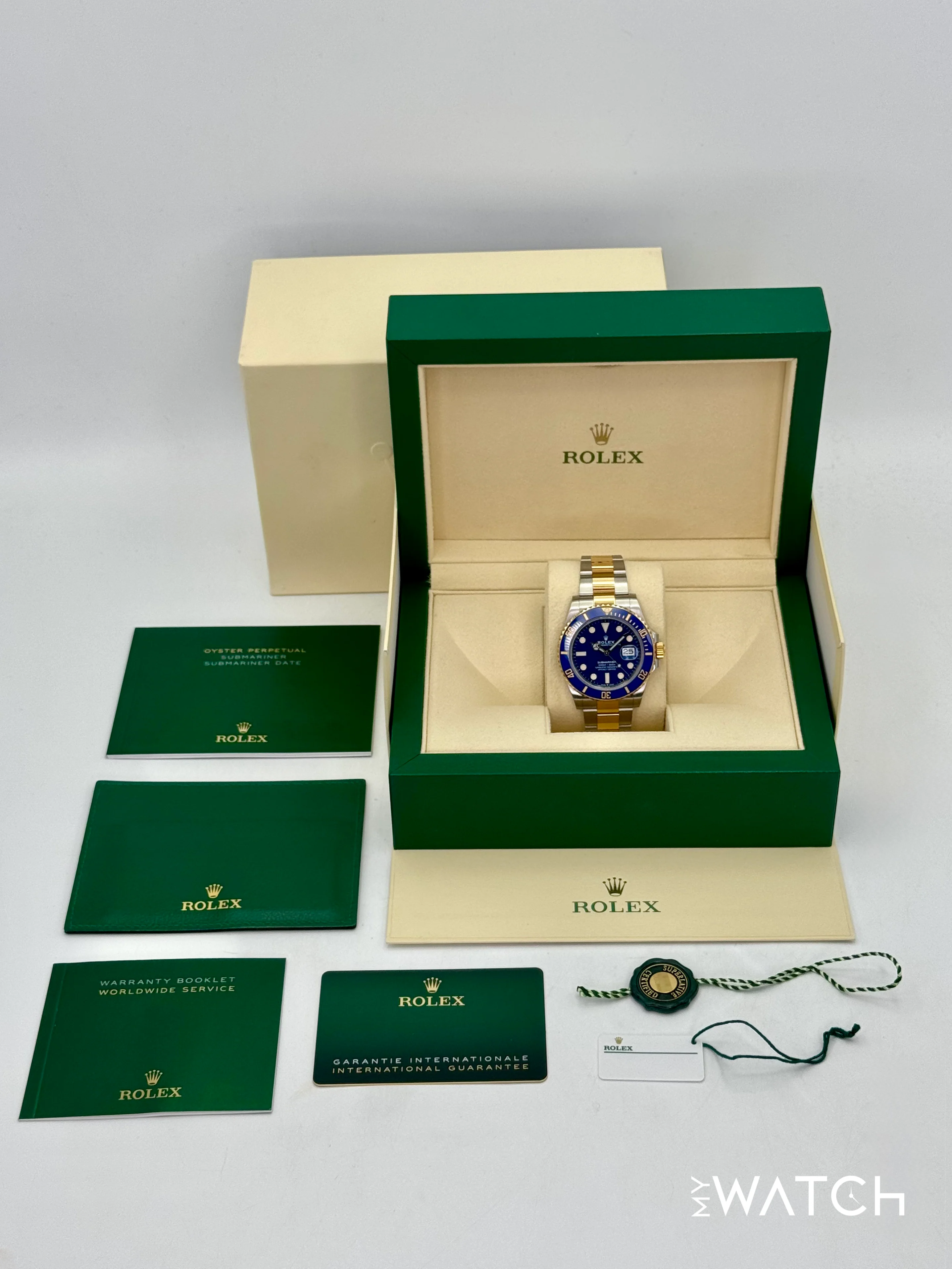 2022 Rolex Submariner "Bluesy" 41mm 126613LB Two-Tone Blue Dial - Image 10