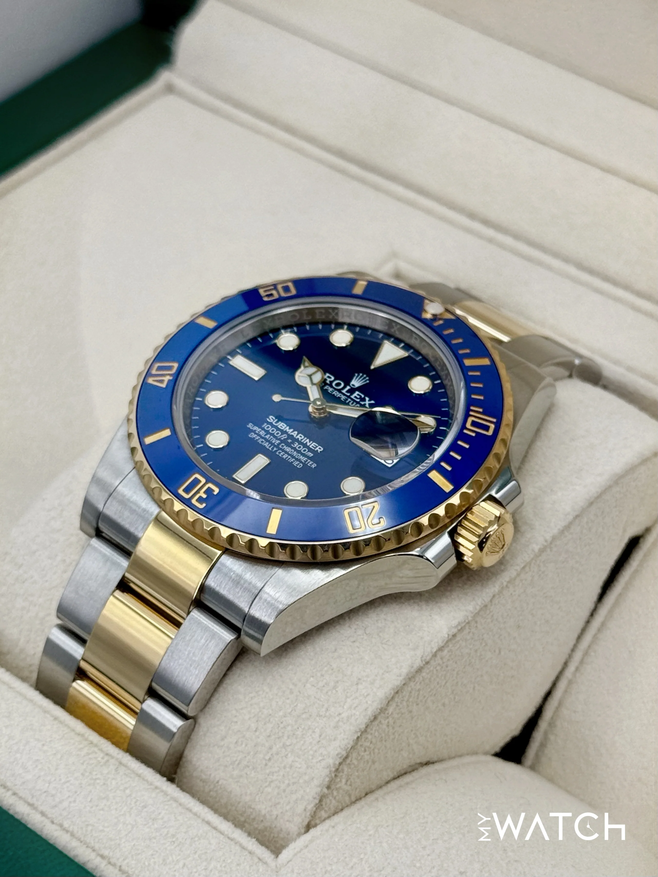 2022 Rolex Submariner "Bluesy" 41mm 126613LB Two-Tone Blue Dial - Image 5