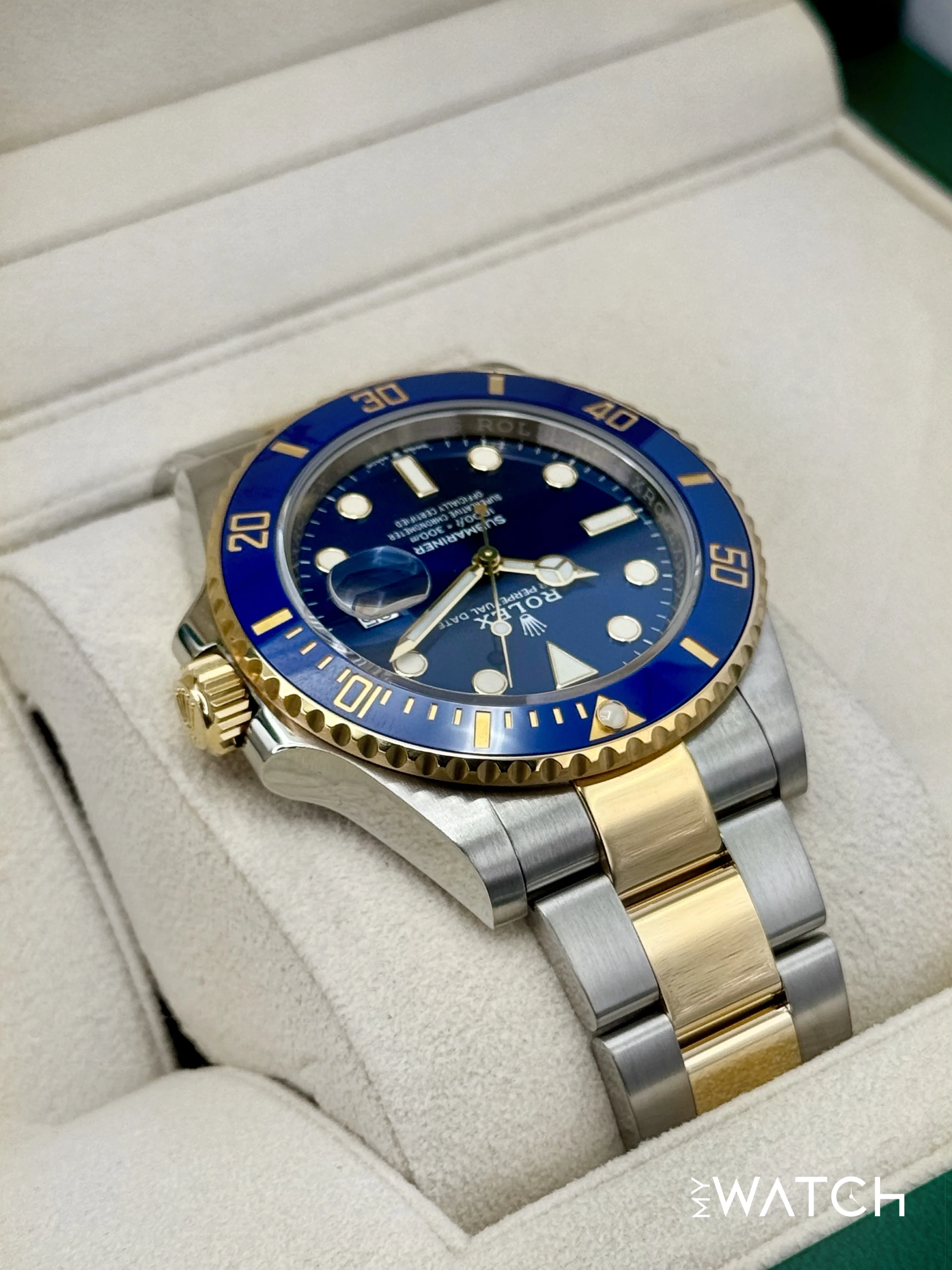 2022 Rolex Submariner "Bluesy" 41mm 126613LB Two-Tone Blue Dial - Image 8